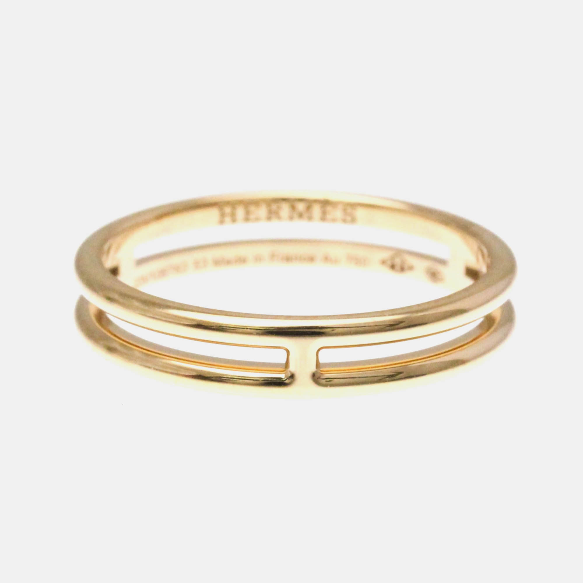 

Hermes Ariane Band 18K Pink Gold Ring