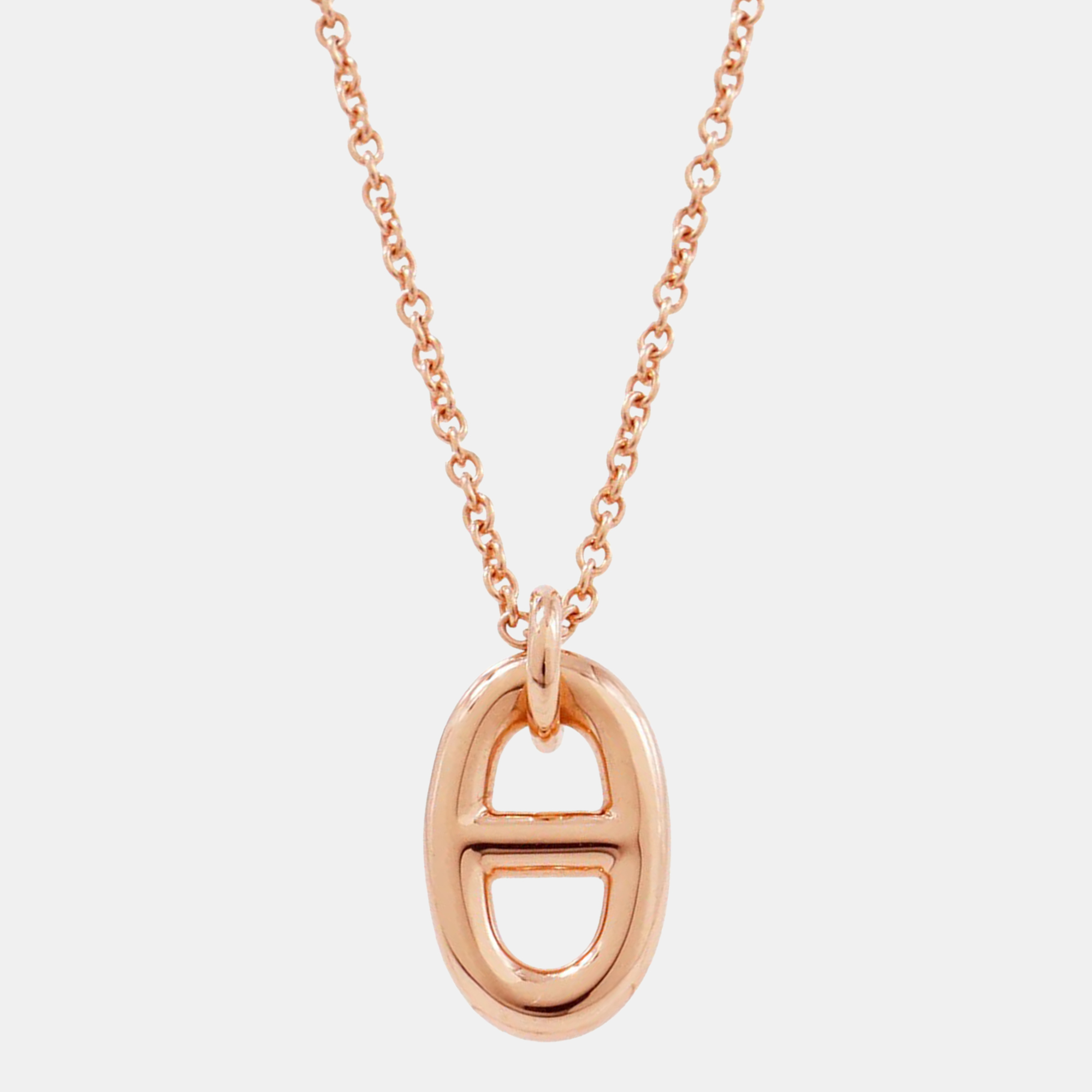 

Hermes Chaine D'Ancre Farandole Necklace Size PM 18K Pink Gold