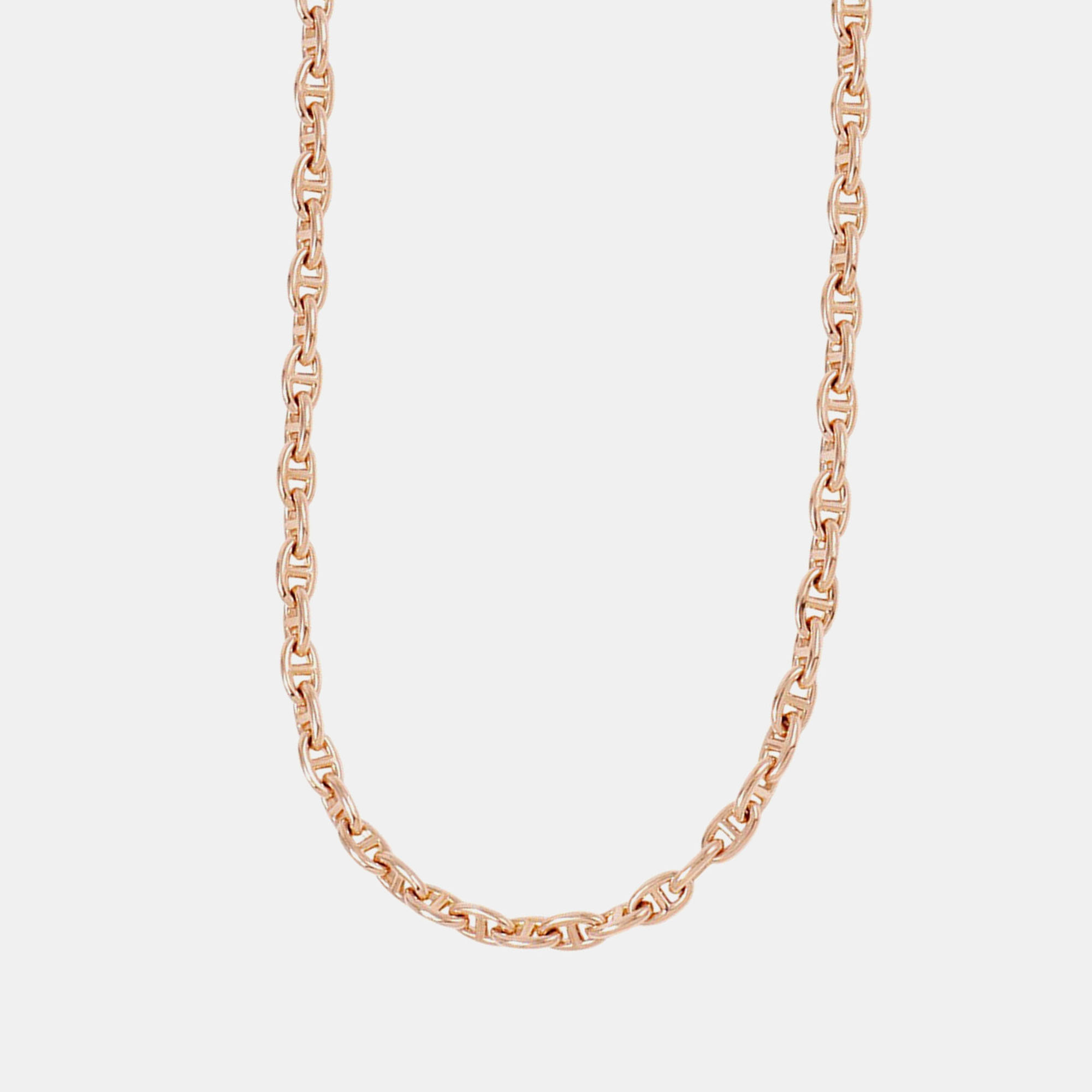 

Hermes Chaine D'Ancre 62 Frames Necklace Size Tpm 18K Pink Gold