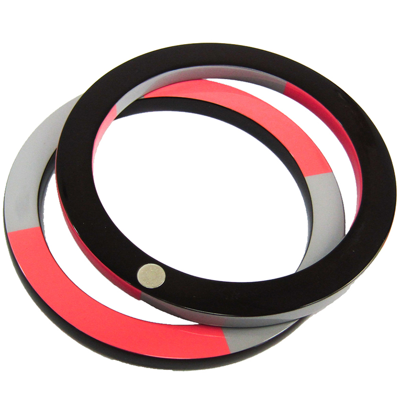 

Hermes Tricolor Plastic Bangle, Multicolor