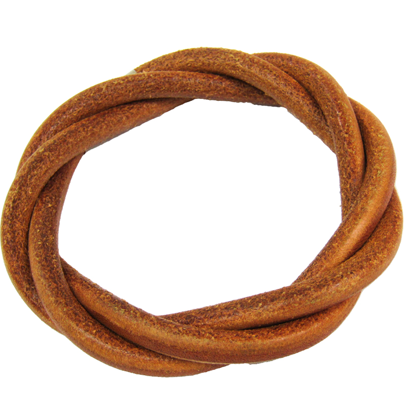 

Hermes Brown Leather Tornado Bracelet