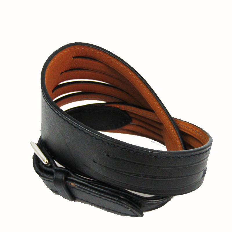

Hermes Black Box Calf Leather Bracelet