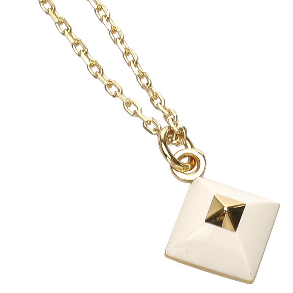 

Hermes Pyramid Gold Plated Pendant Necklace