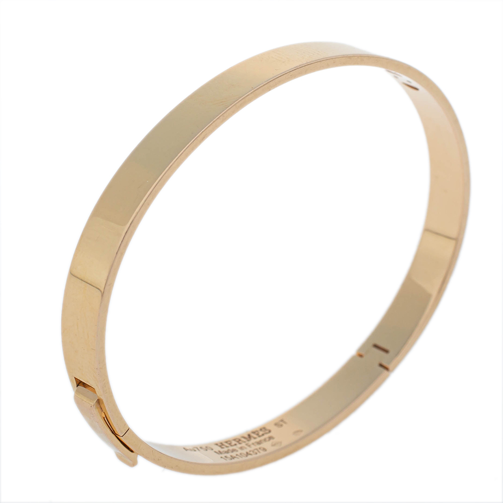 

Hermès H d'Ancre Diamond 18K Rose Gold Bracelet