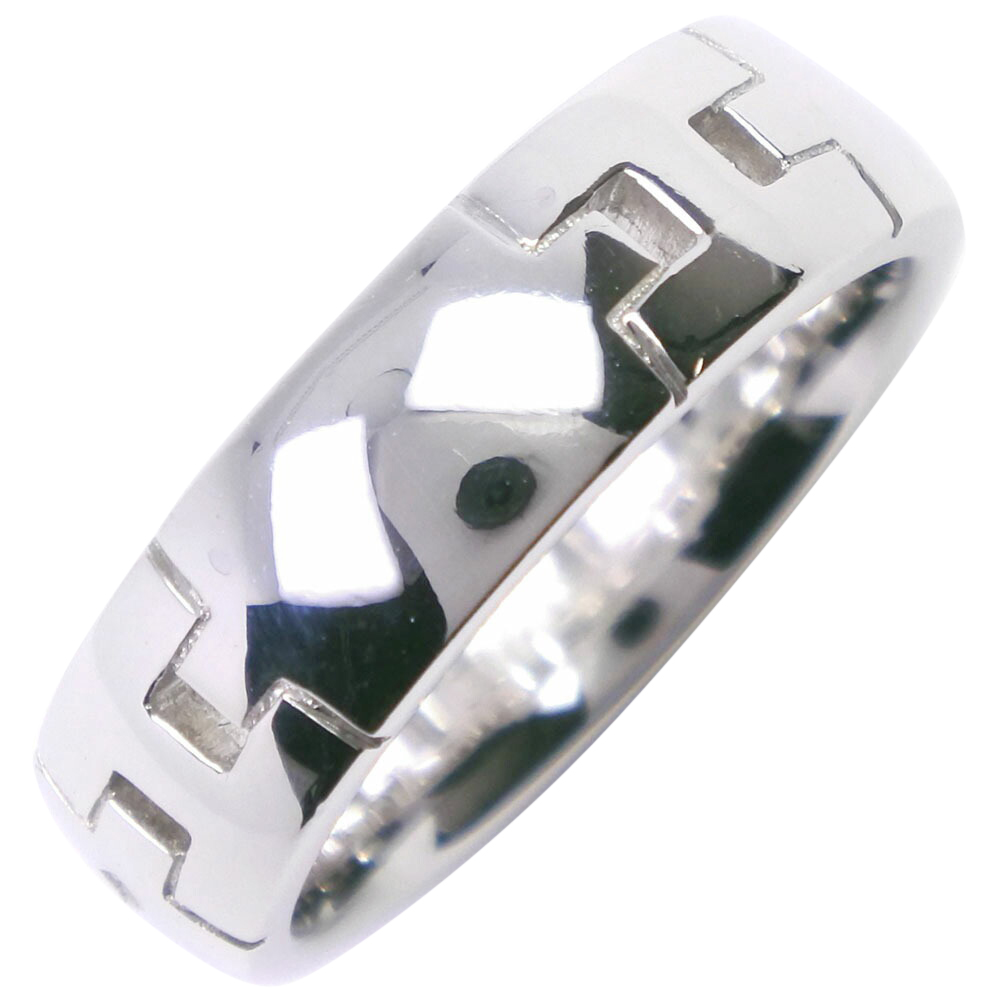 

Hermes 18k White Gold Hercules Ring Size