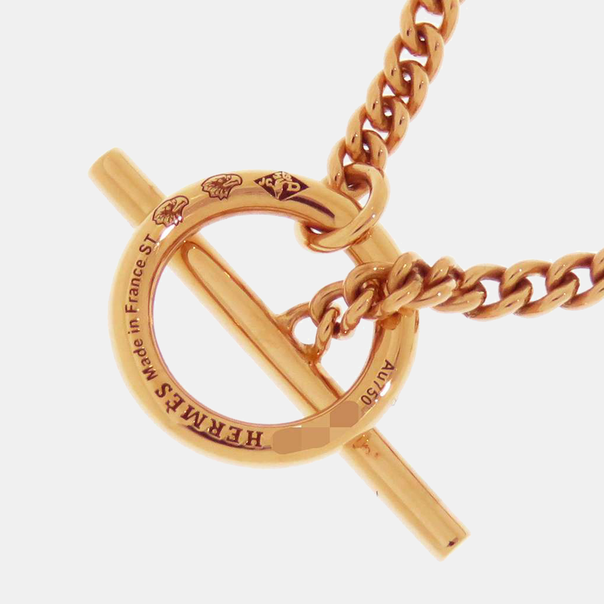 

Hermes 18K Rose Gold Echappee Link Necklace