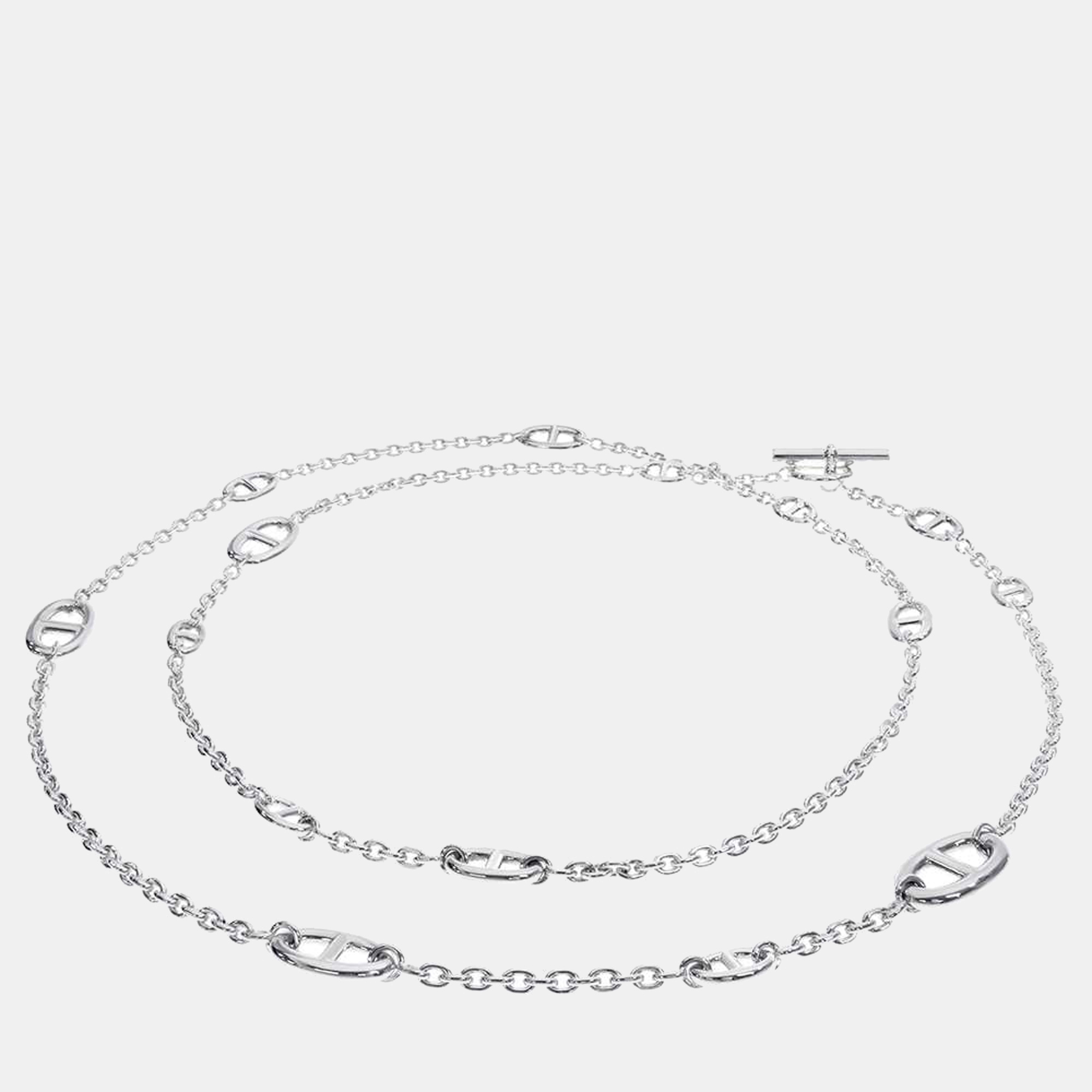 

Hermes Sterling Silver Farandole Long Necklace