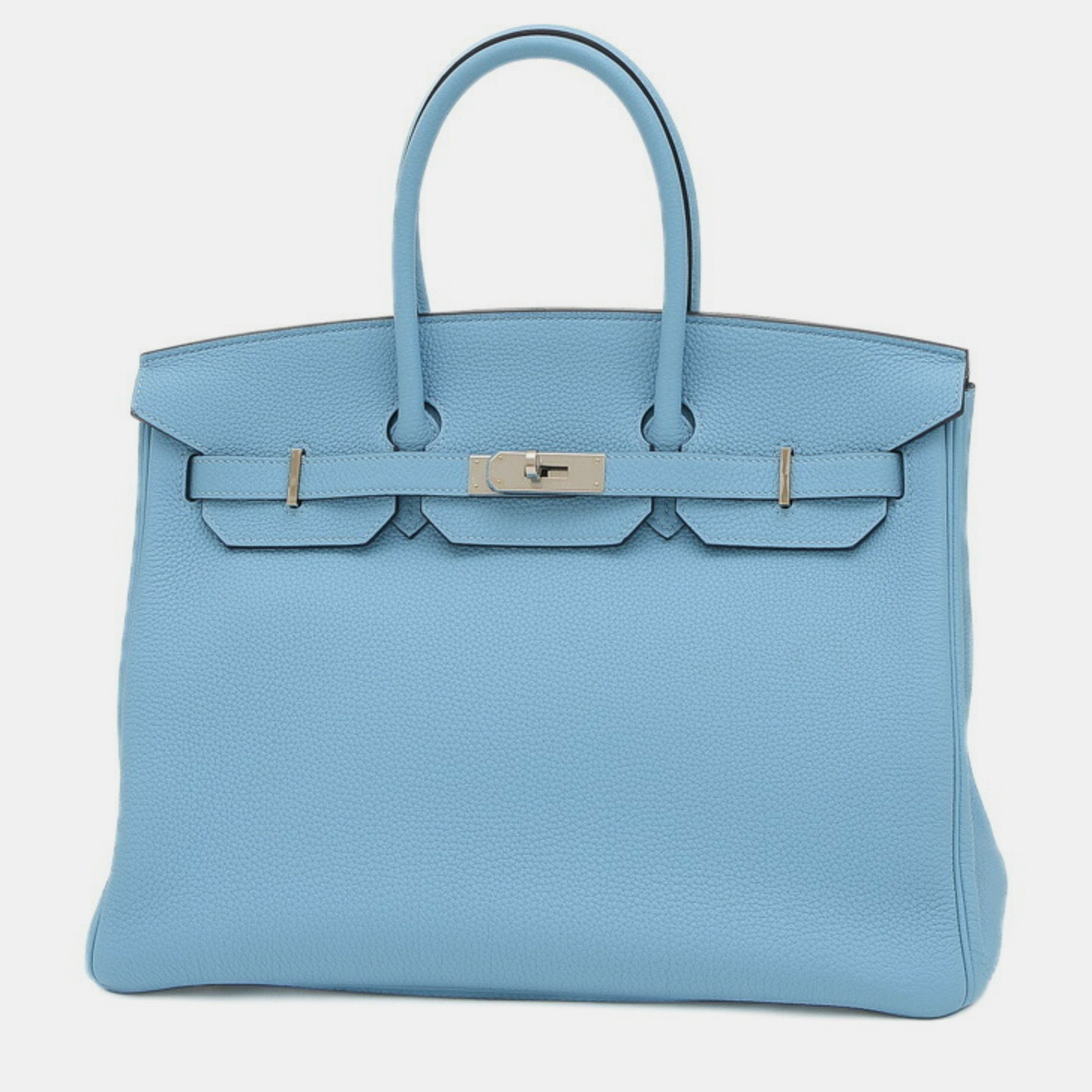 

Hermes Blue Noir Togo Birkin 35 Handbag
