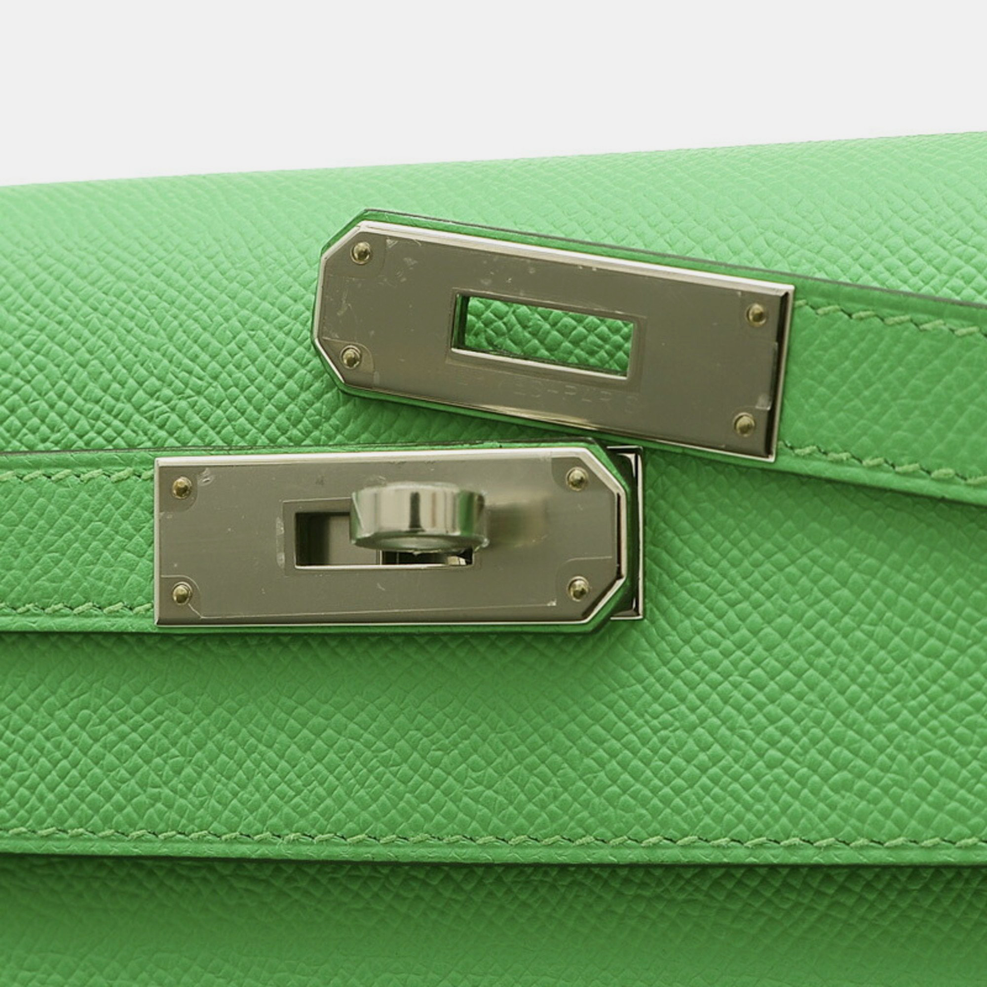 Hermes Vert Comic Epson Kelly 28 Handbag 5