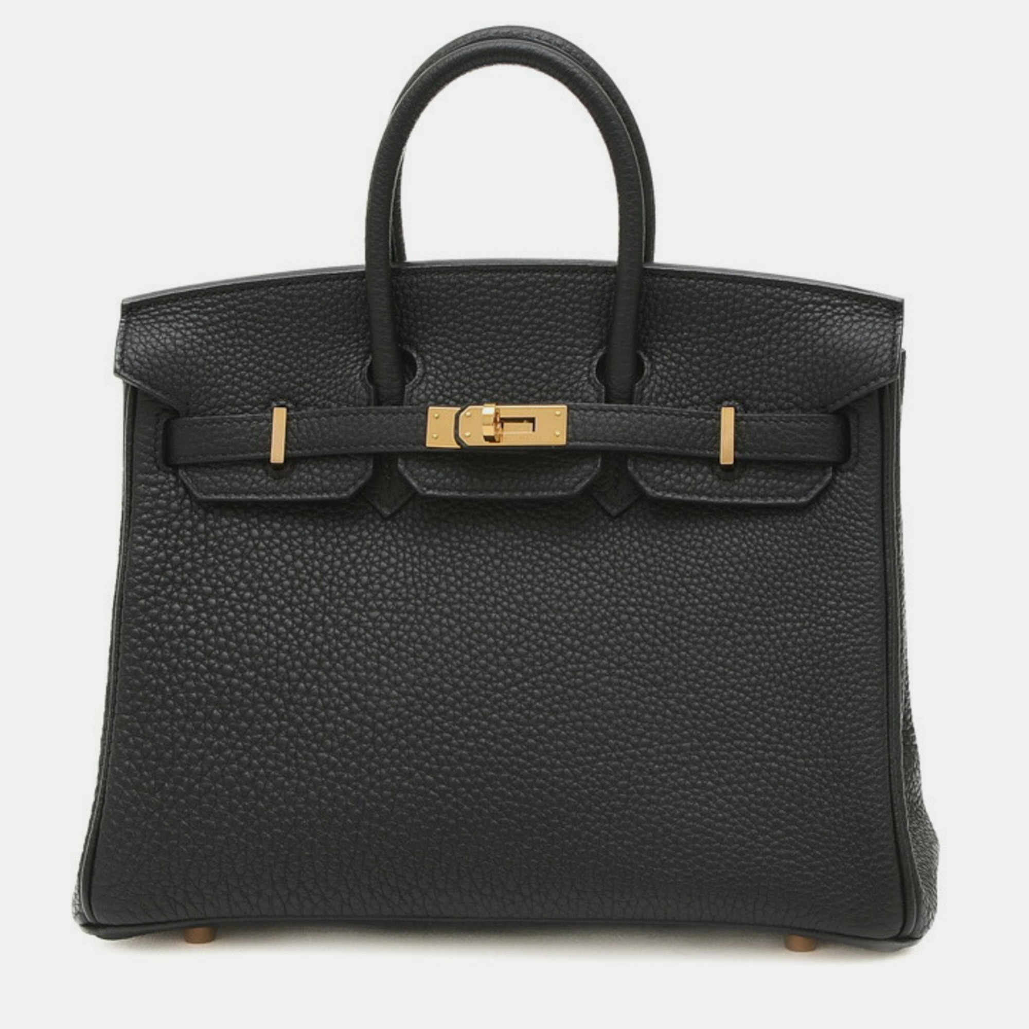 Black Rose Togo Birkin 25 Handbag