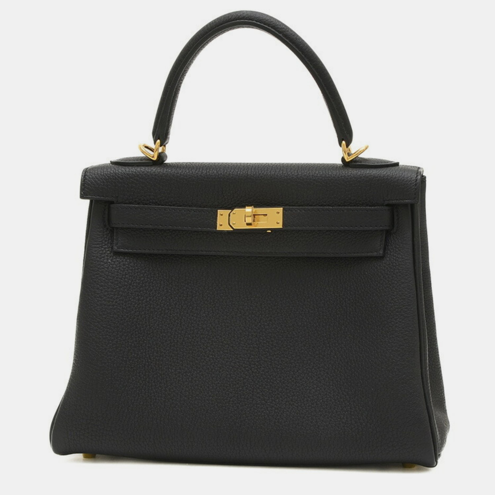 

Hermes Black Togo Kelly 25 Handbag