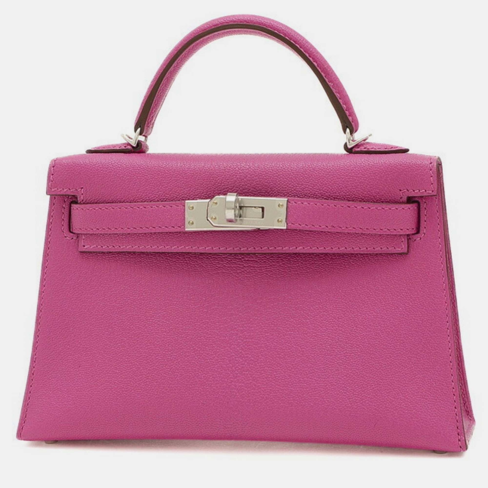 

Hermes Magnolia Chevre Kelly Handbag, Pink