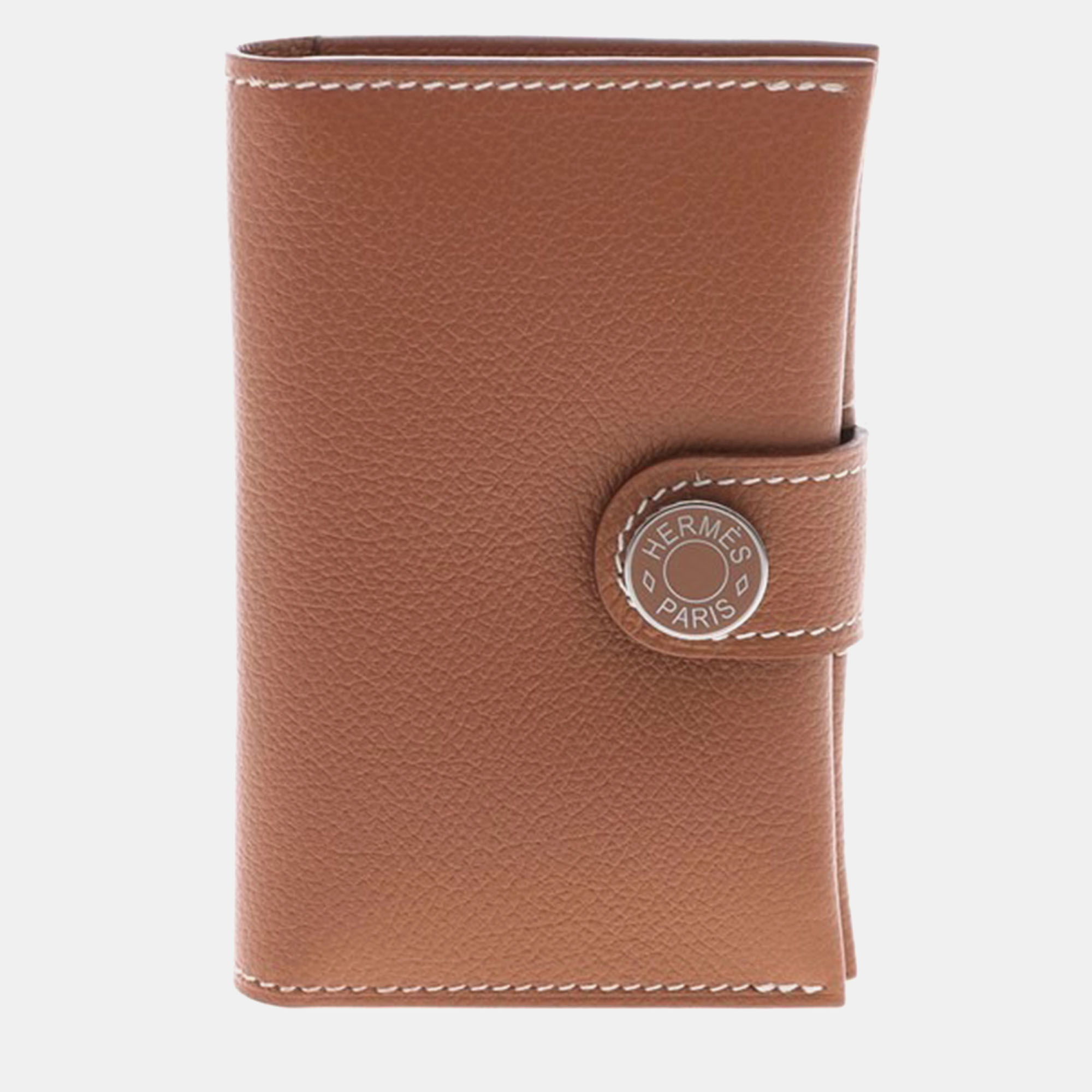 

Hermes Brown Leather R.M.S card holder