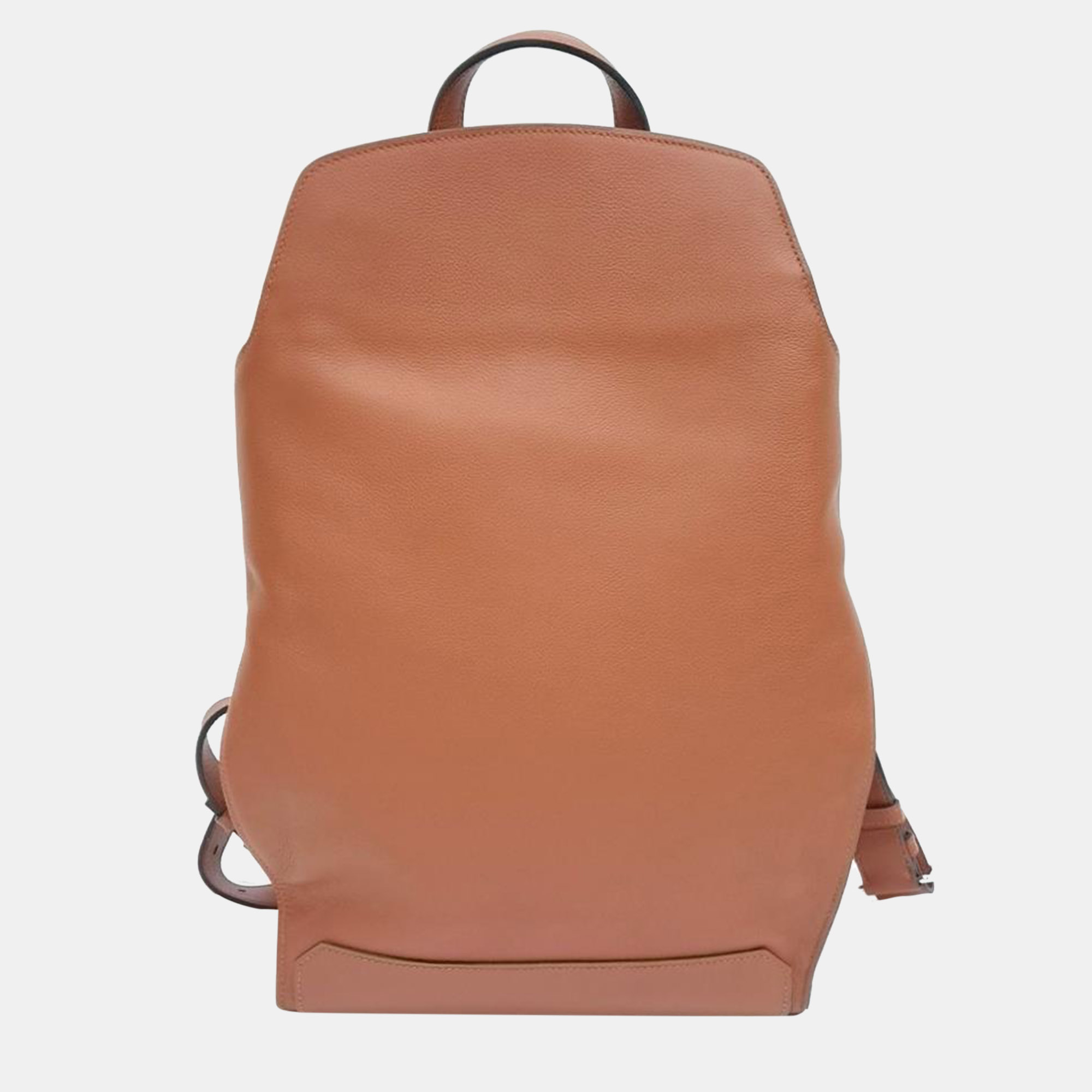 

Hermes Brown leather City Backpack