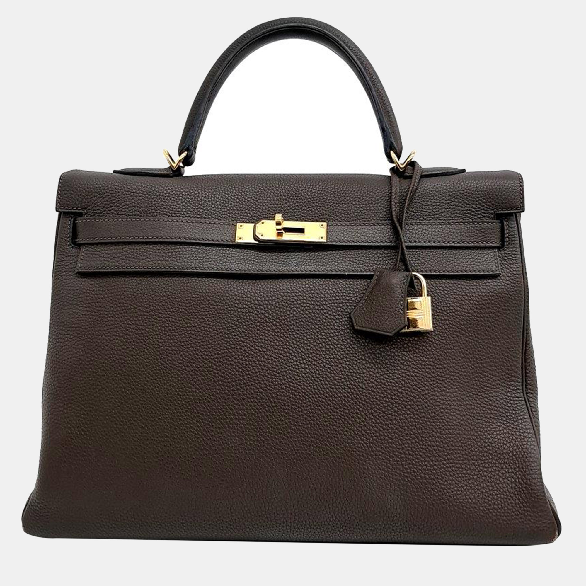 

Hermes Kelly 35 Handbag, Black