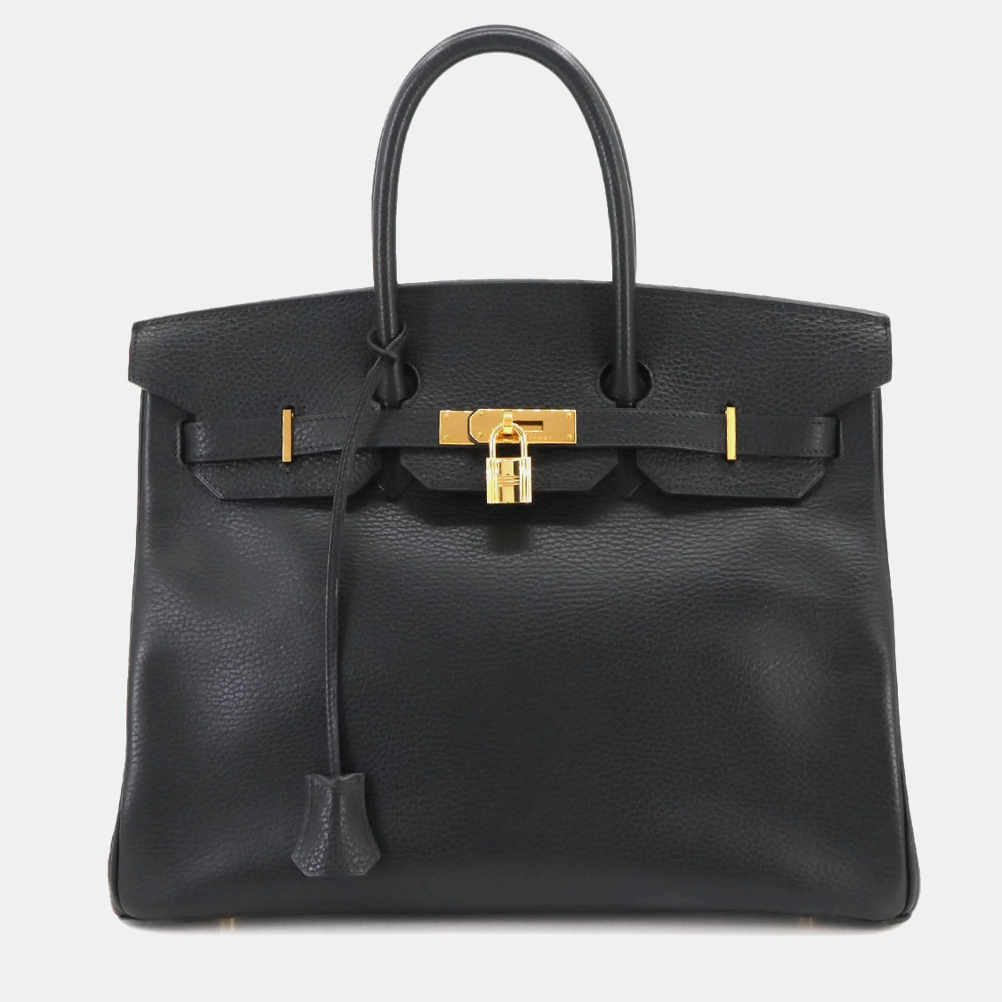 

Hermes Black Ardennes Birkin 35 Handbag