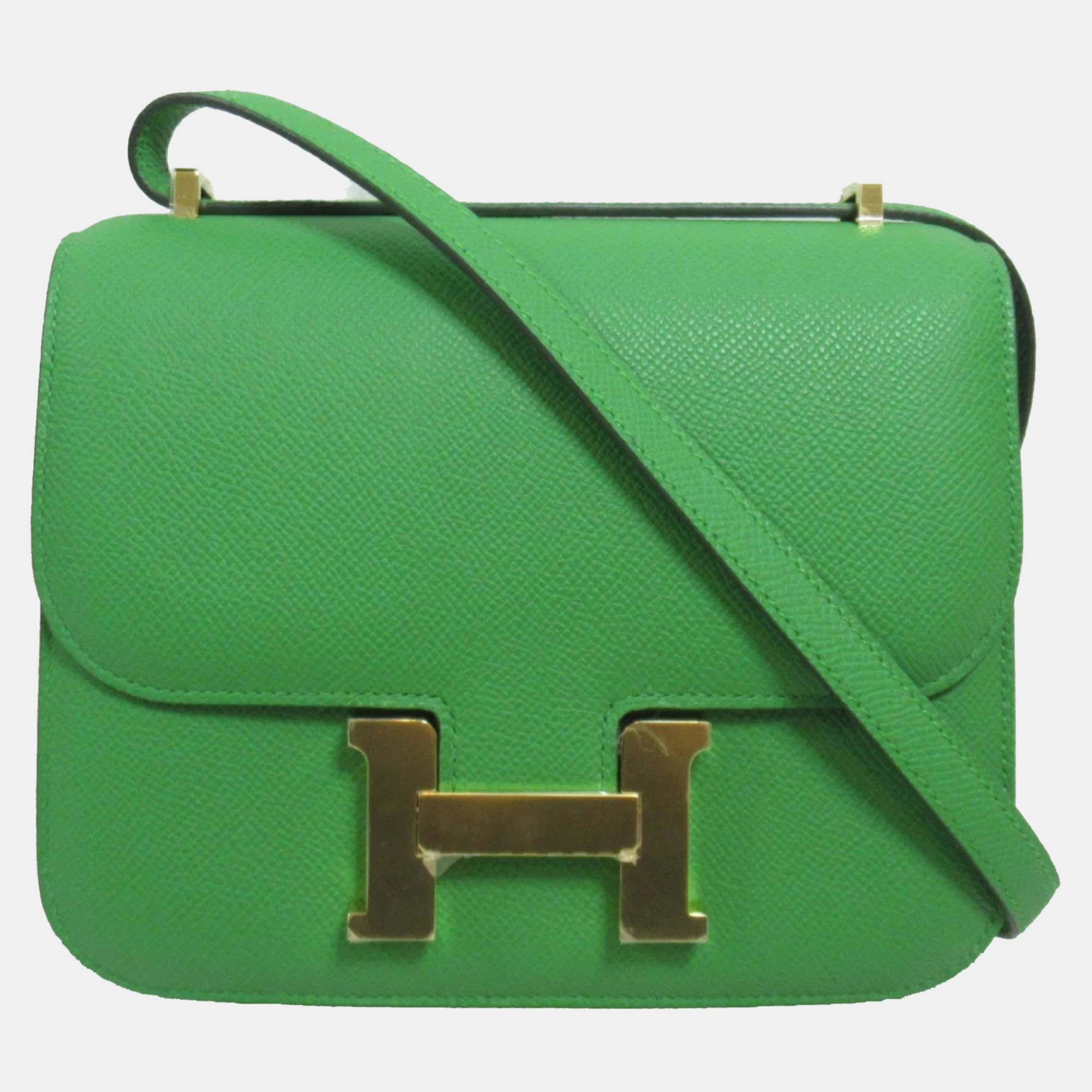 

Hermes Green Vert Yucca Epsom leather Constance 3 Mini Bag