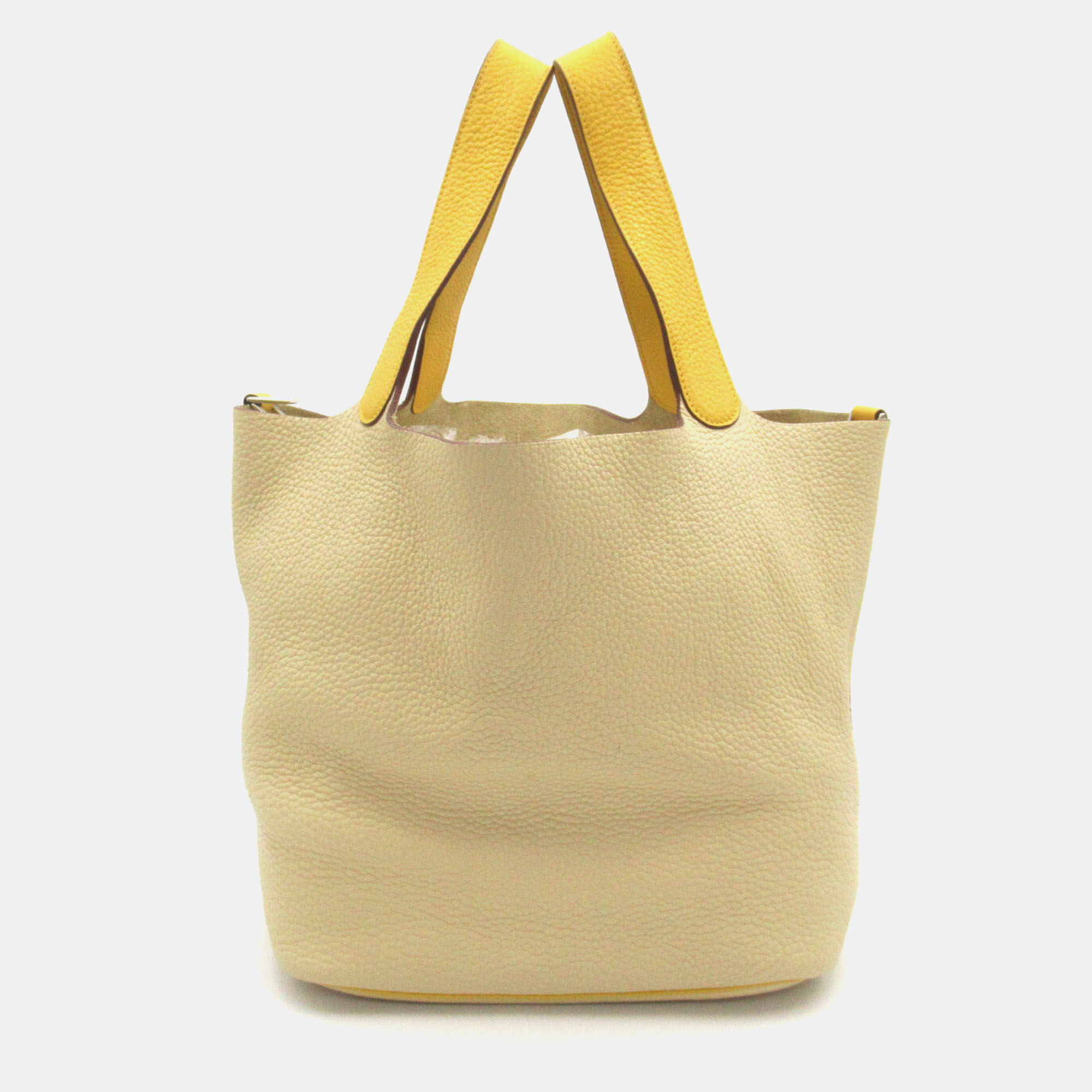 

Hermes Brown Leather Picotin Lock 22 Tote Bag