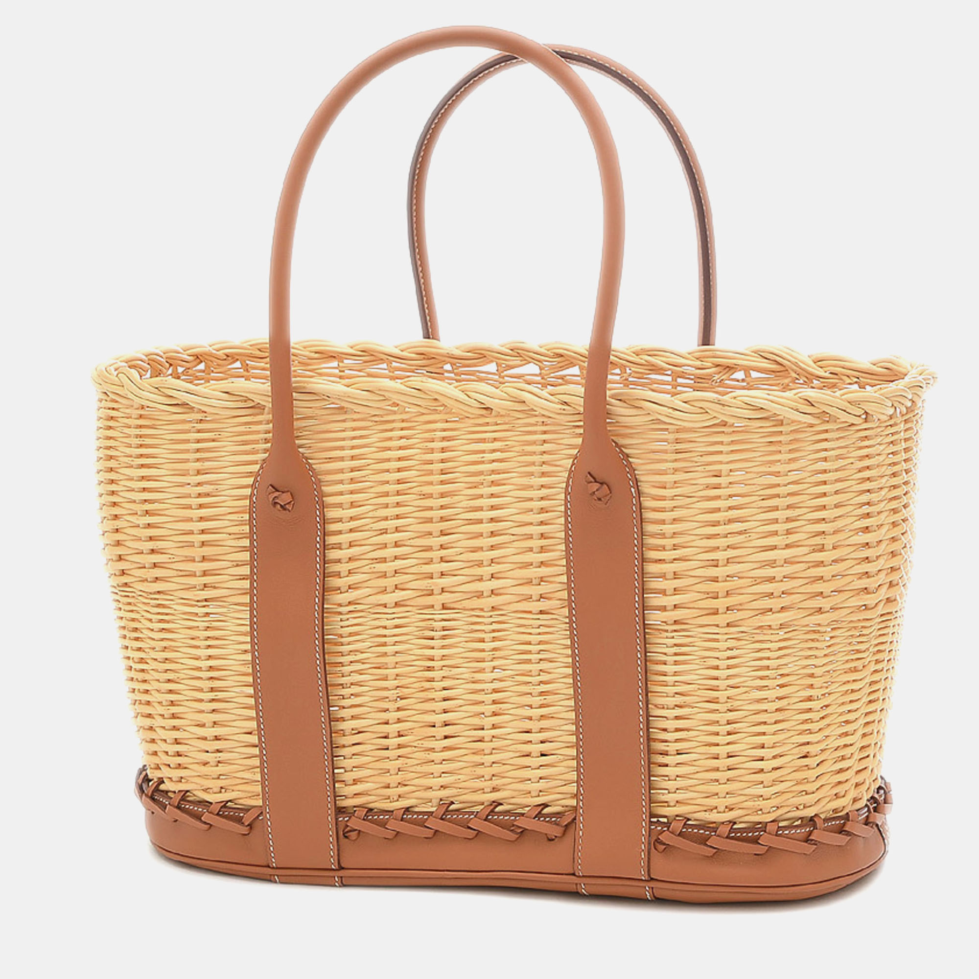 

Hermes Natural/Gold Garden Picnic Willow/Swift Handbag