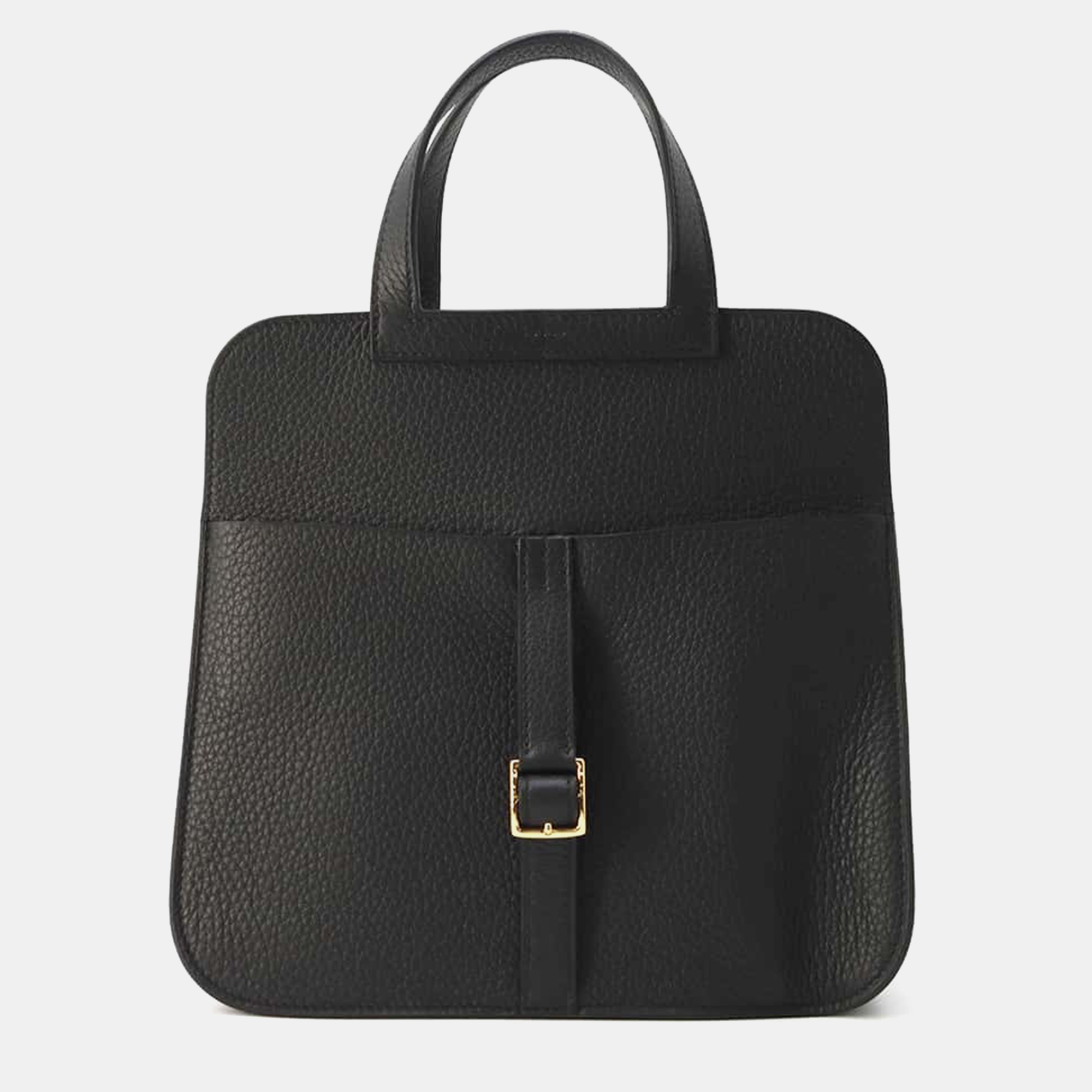 

Hermes Black Noir Clemence Leather 25 Halzan Shoulder Bag