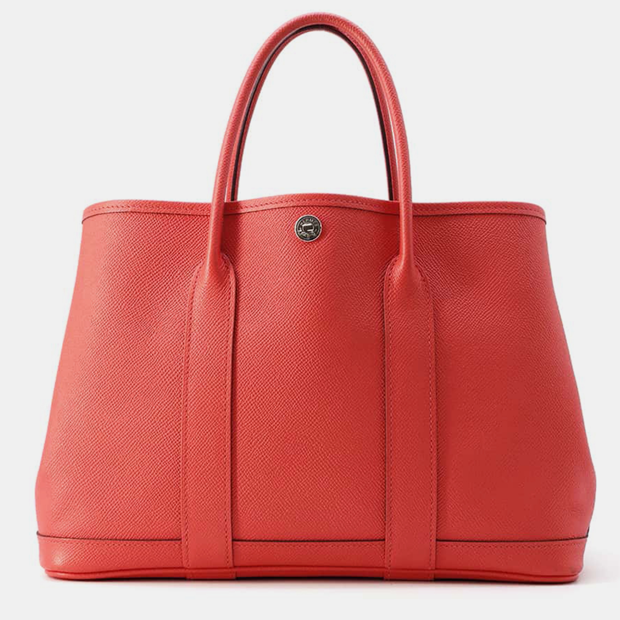 

Hermes Bougainvillier Epsom Leather Garden Party TPM Tote Bag, Red