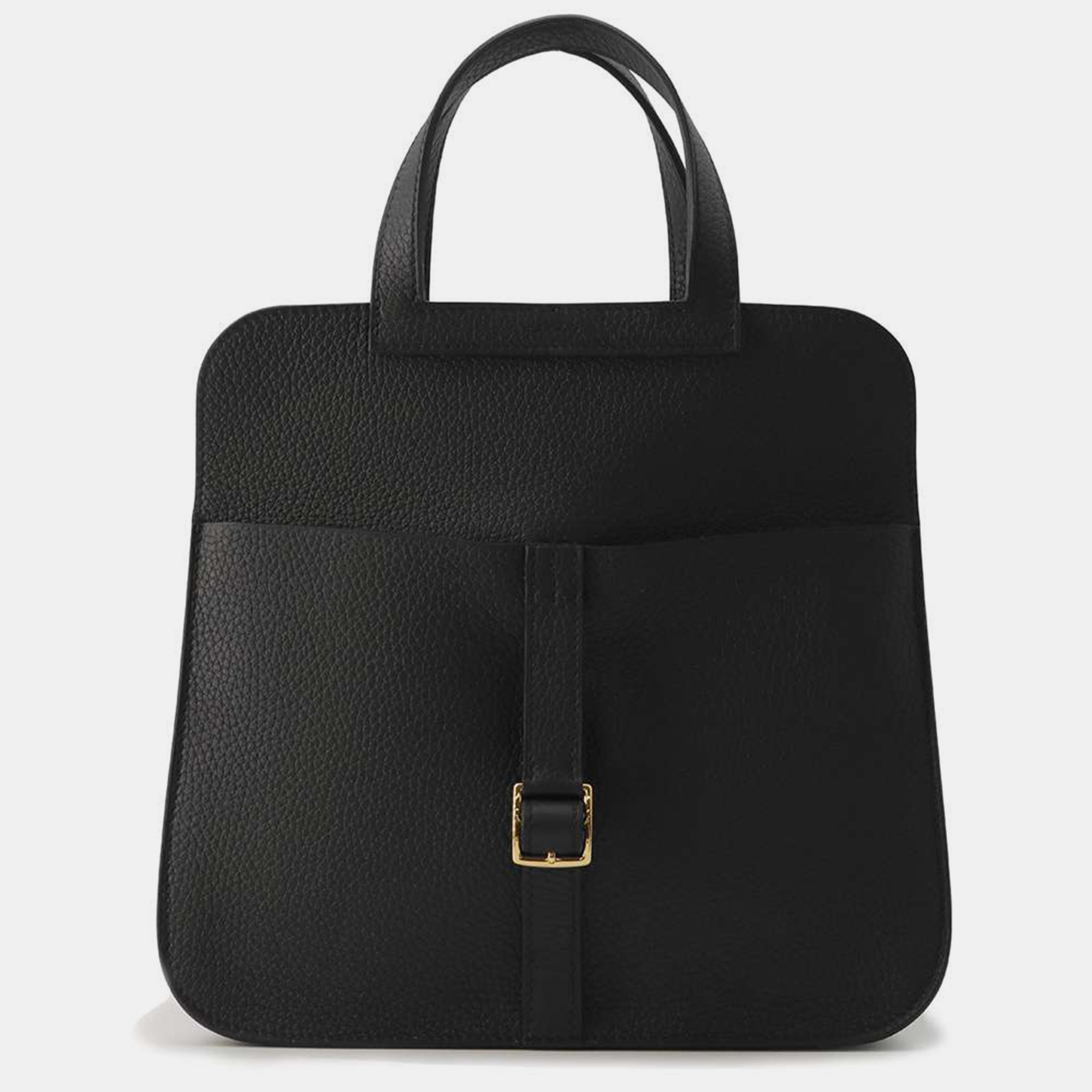 

Hermes Black Taurillon Clemence Leather Halzan 25 Shoulder Bag