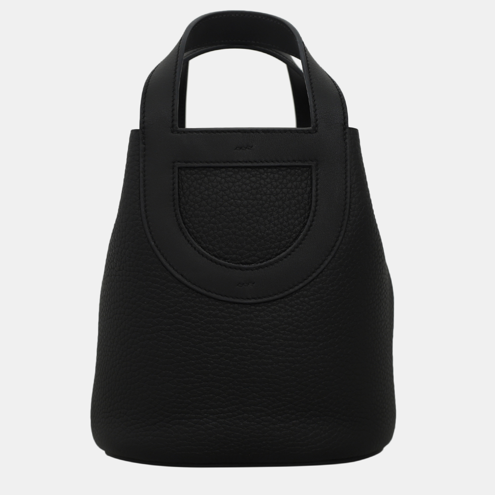 

Hermes Noir Clemence Swift In The Loop 18 Bag, Black