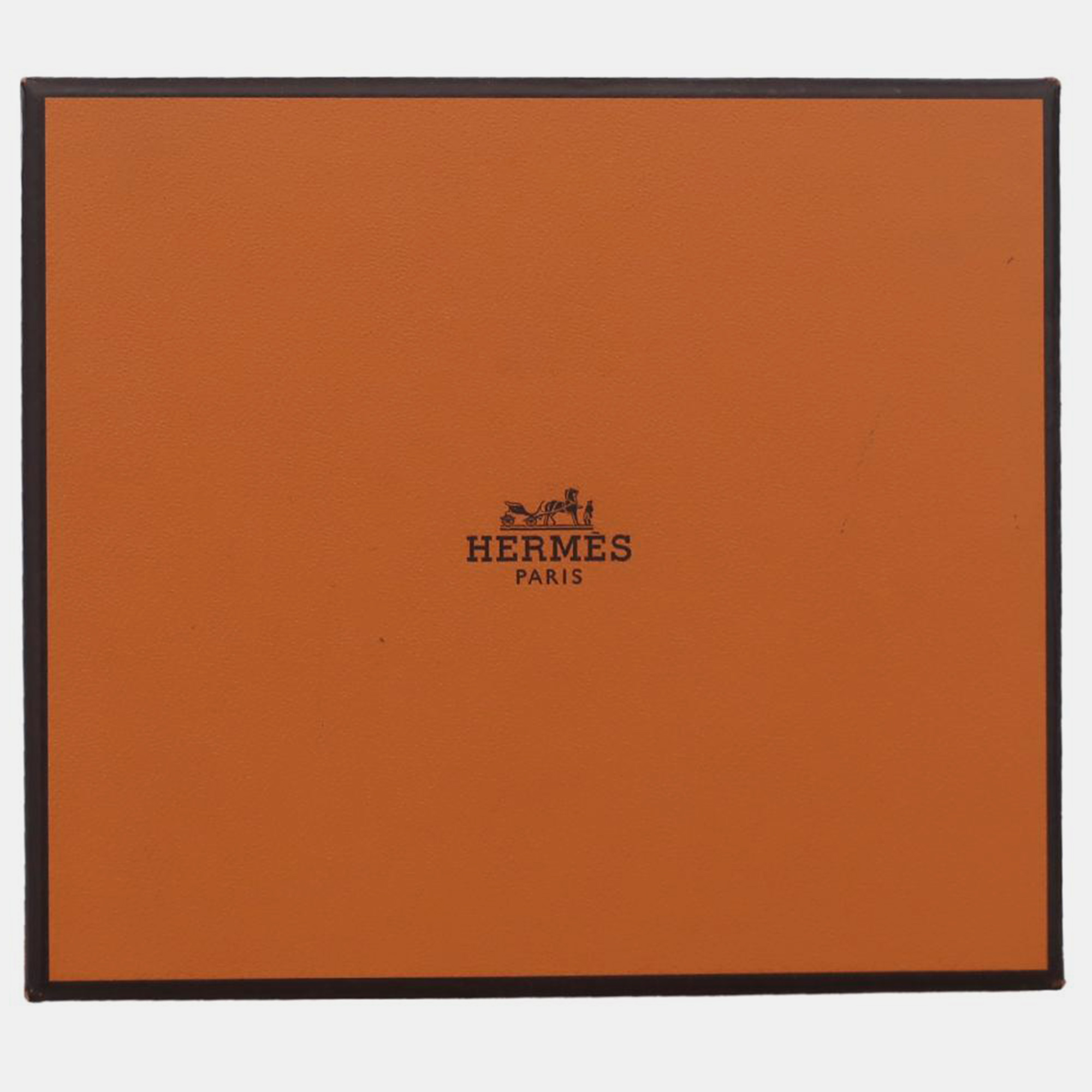 Hermes Bourgogne Shiny Alligator Leather Bifold Wallet 