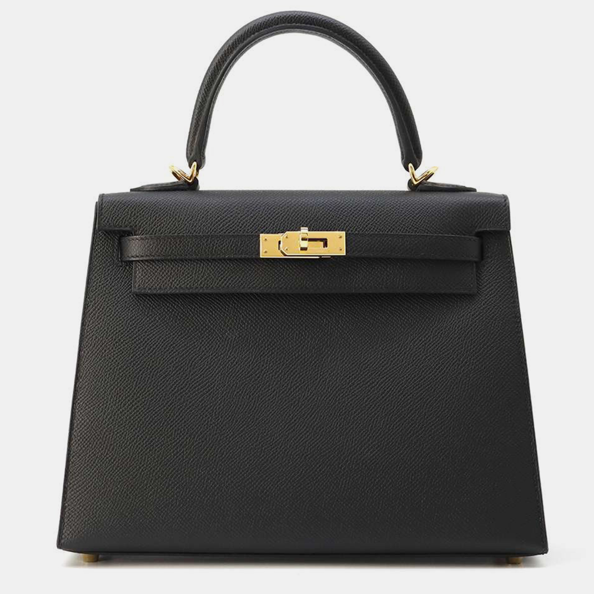 

Hermes Black Epsom Kelly Sellier Bag Size