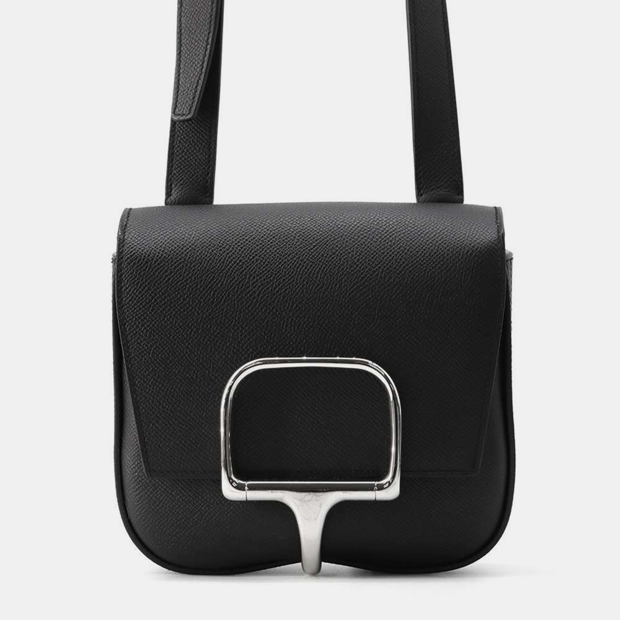 

Hermes Black Epsom Della Cavaleria Size Mini