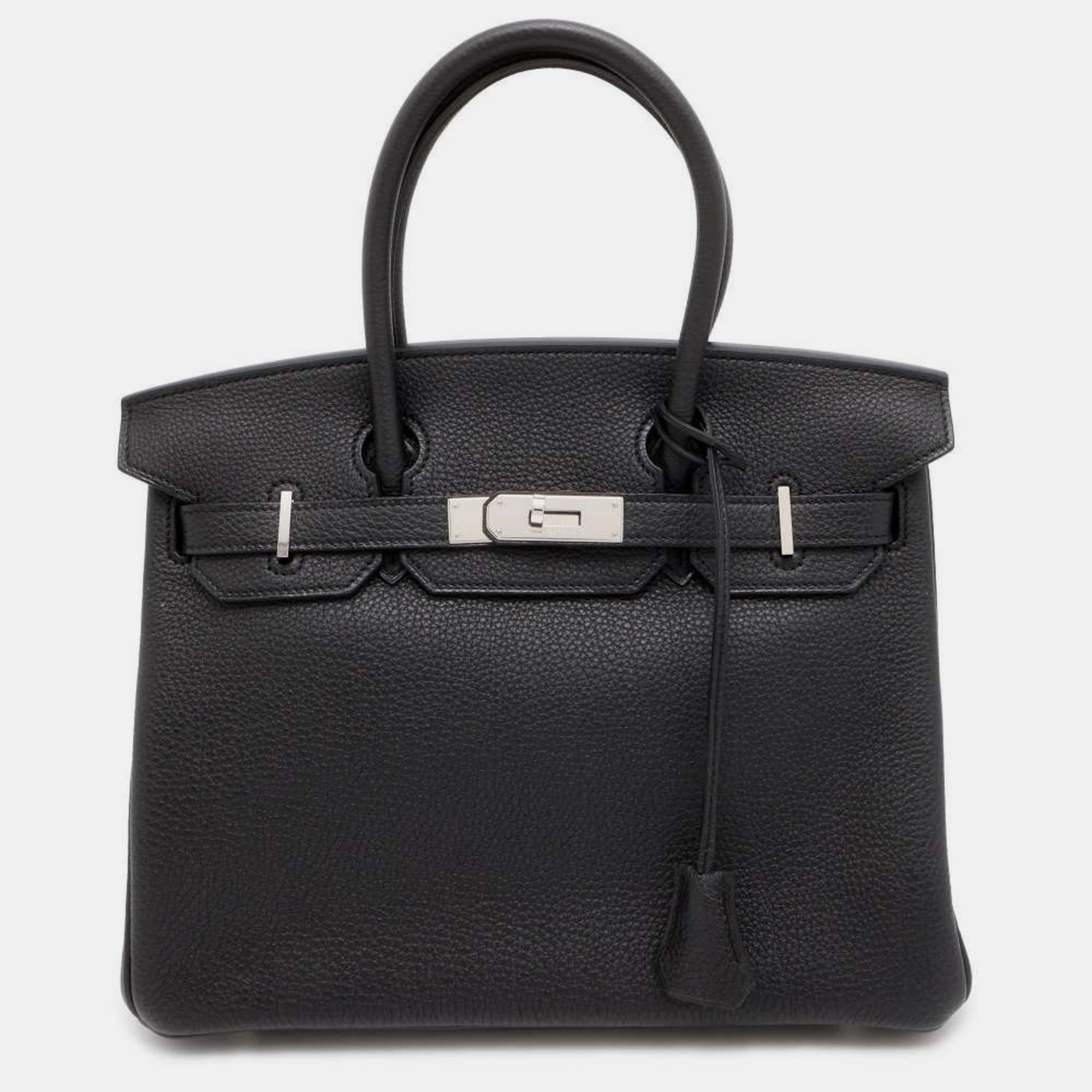 

Hermes Birkin Black Togo Leather Size