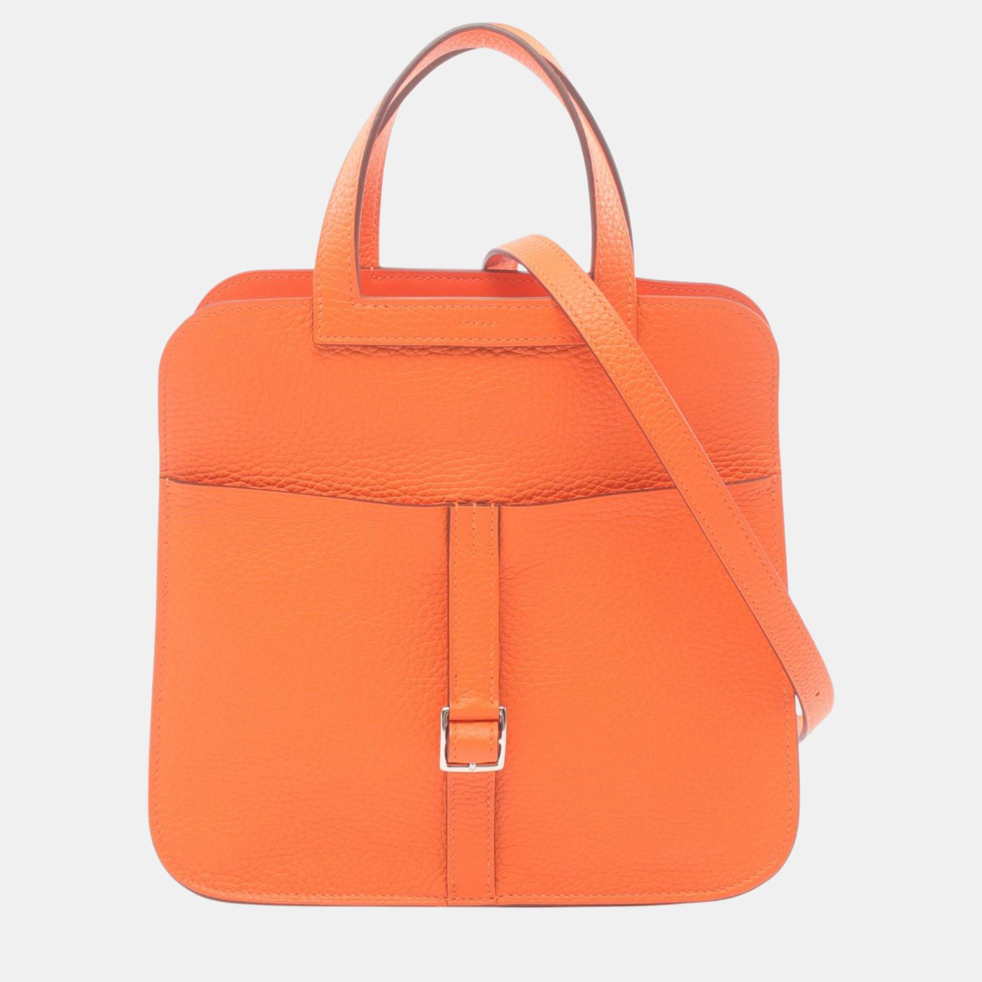 

Hermes Arzan 25 Handbag Orange