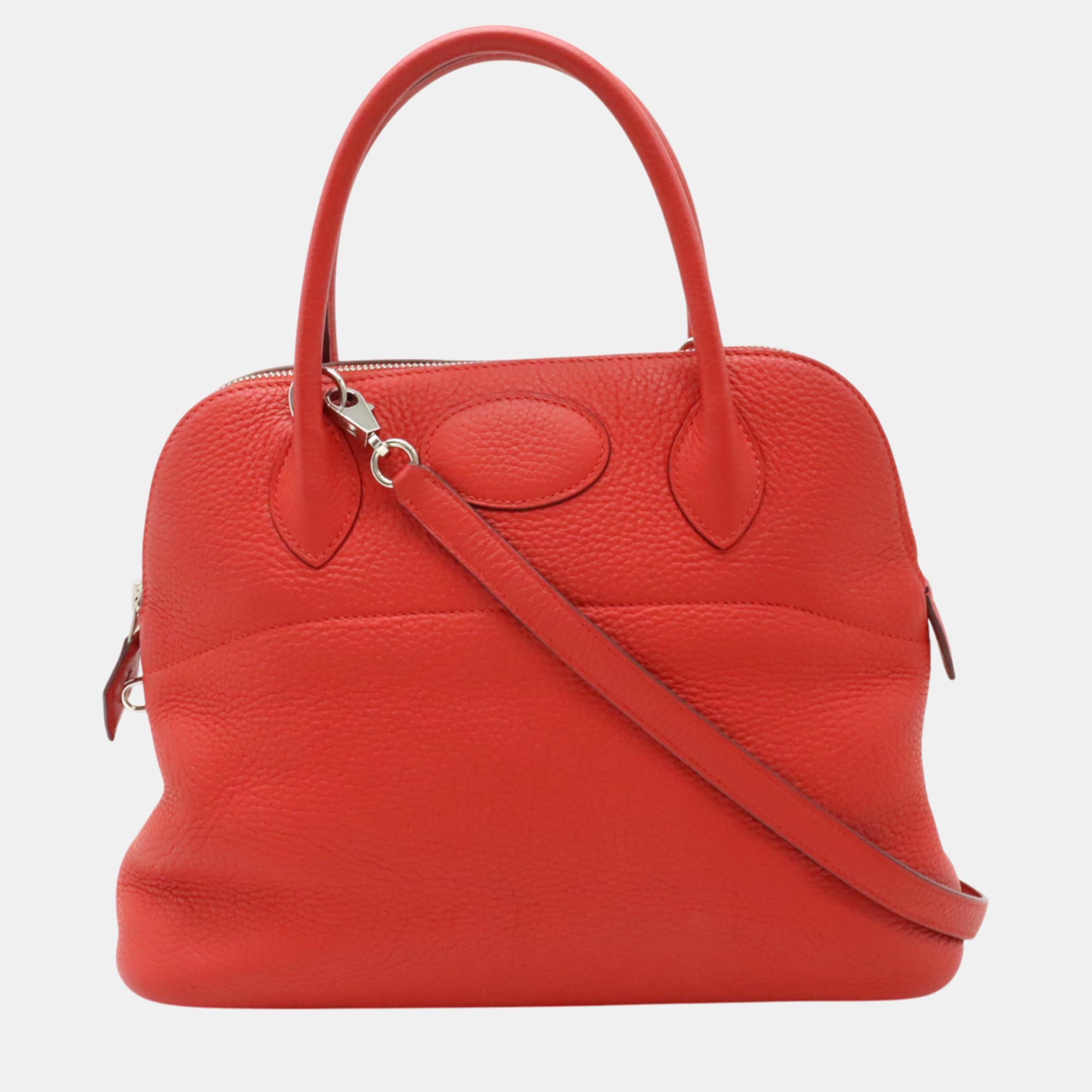 

Hermes Bolide 31 Shoulder Bag Rouge Tomato Red