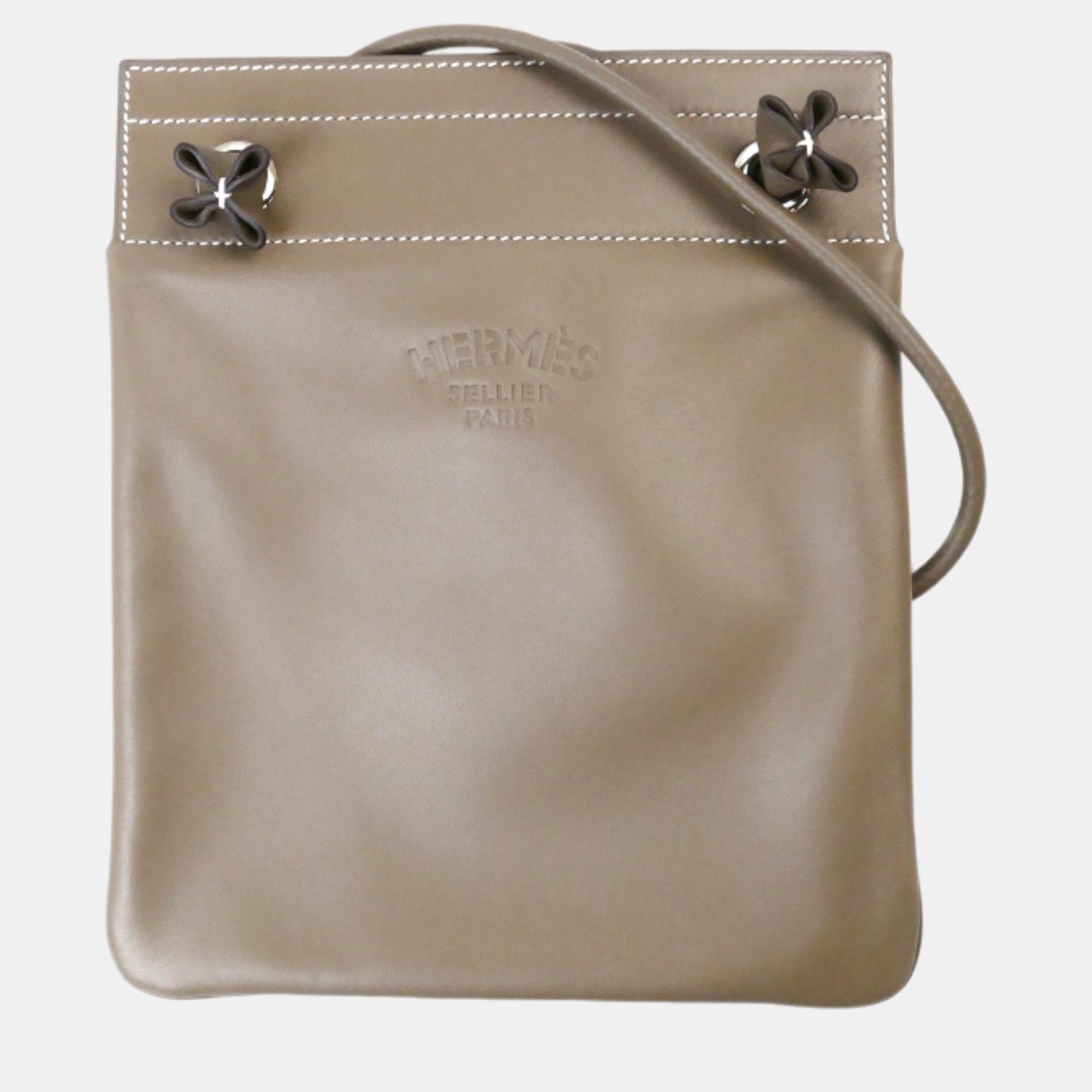 

Hermes Aline Mini Shoulder Bag Grey Leather