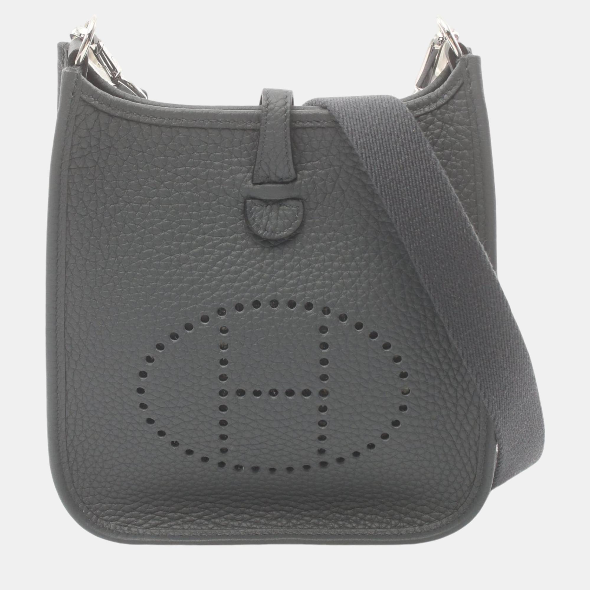 

Hermes Evelyne TPM Amazon Shoulder Bag Grey Grey Leather