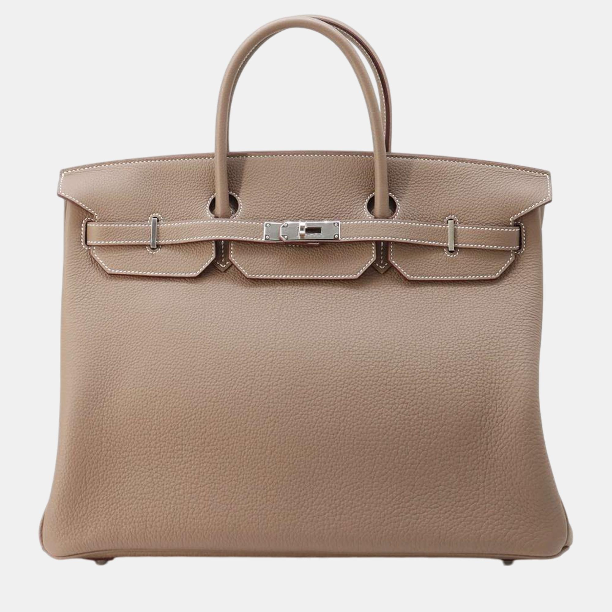 

Hermes Birkin Etoupe Togo Leather Size, Brown