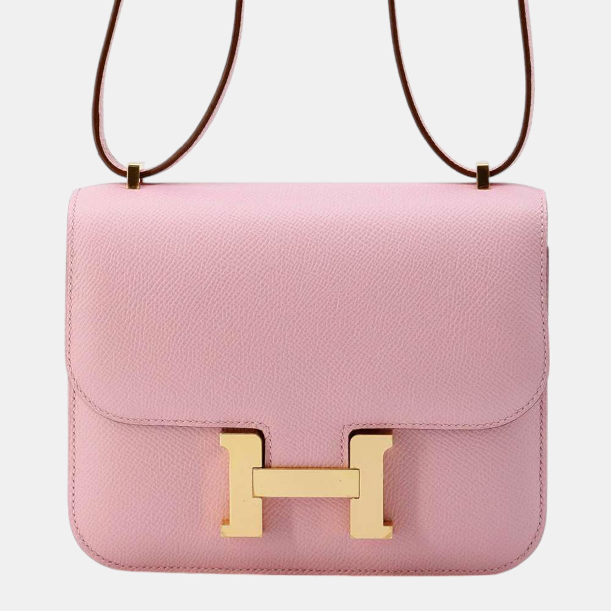 

Hermes Constance3 Mauve Sylvestre Epsom Size Mini, Pink