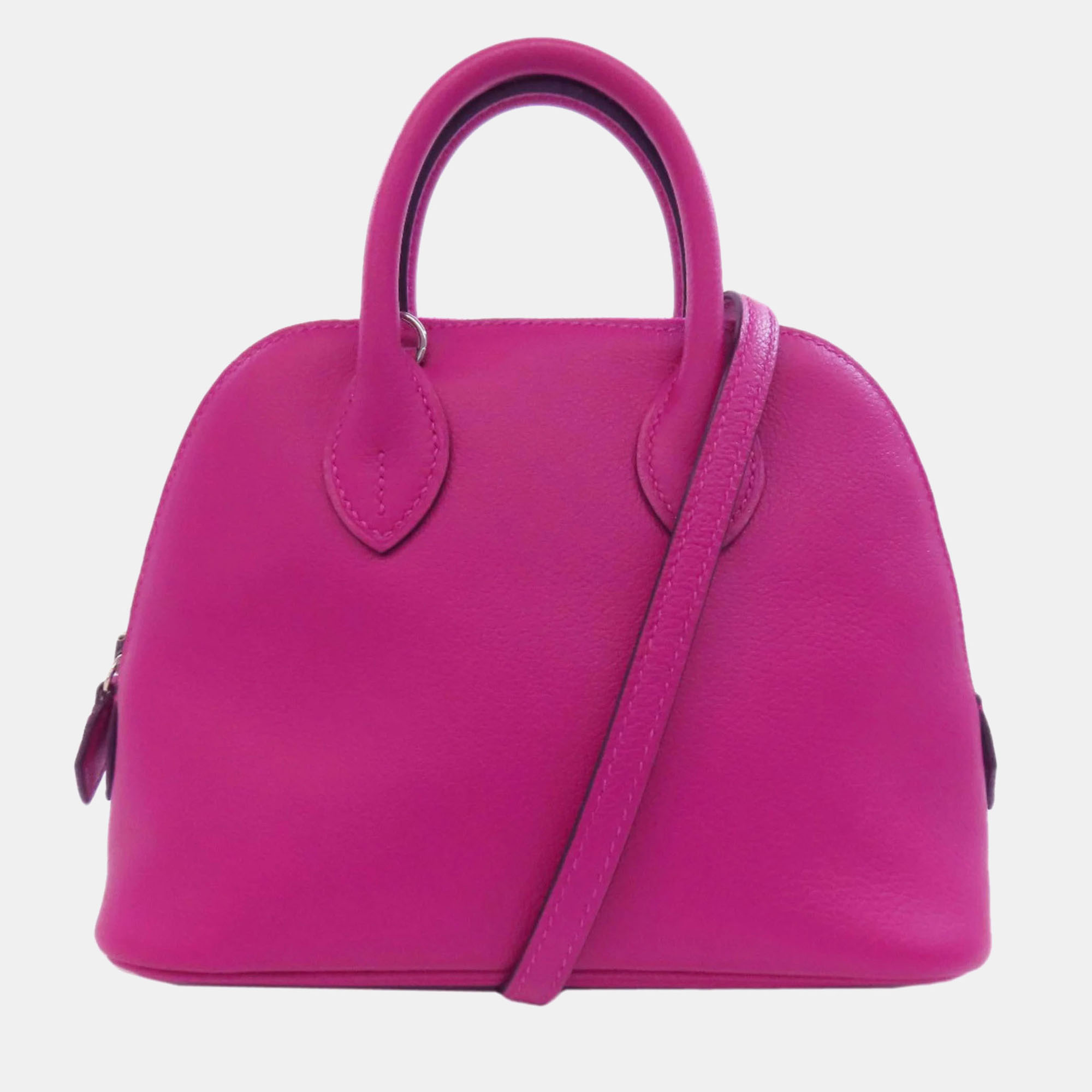 

Hermes Calf Leather Bolide 1923 Handbag, Pink