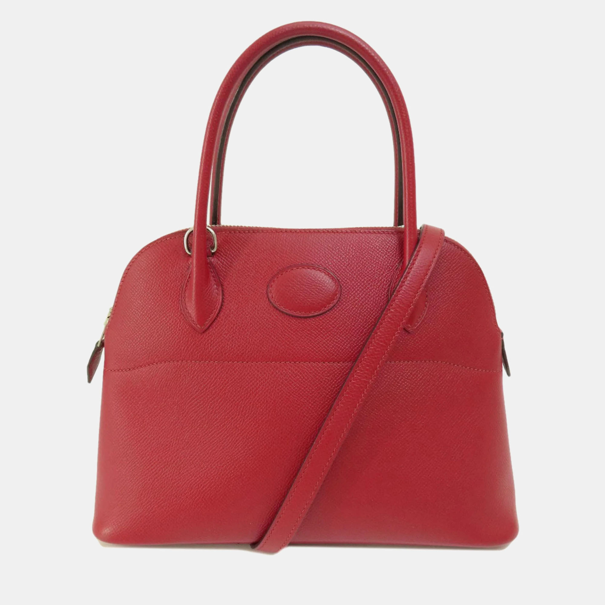 

Hermes Rouge Grenat Epson Bolide 27 Handbag, Red