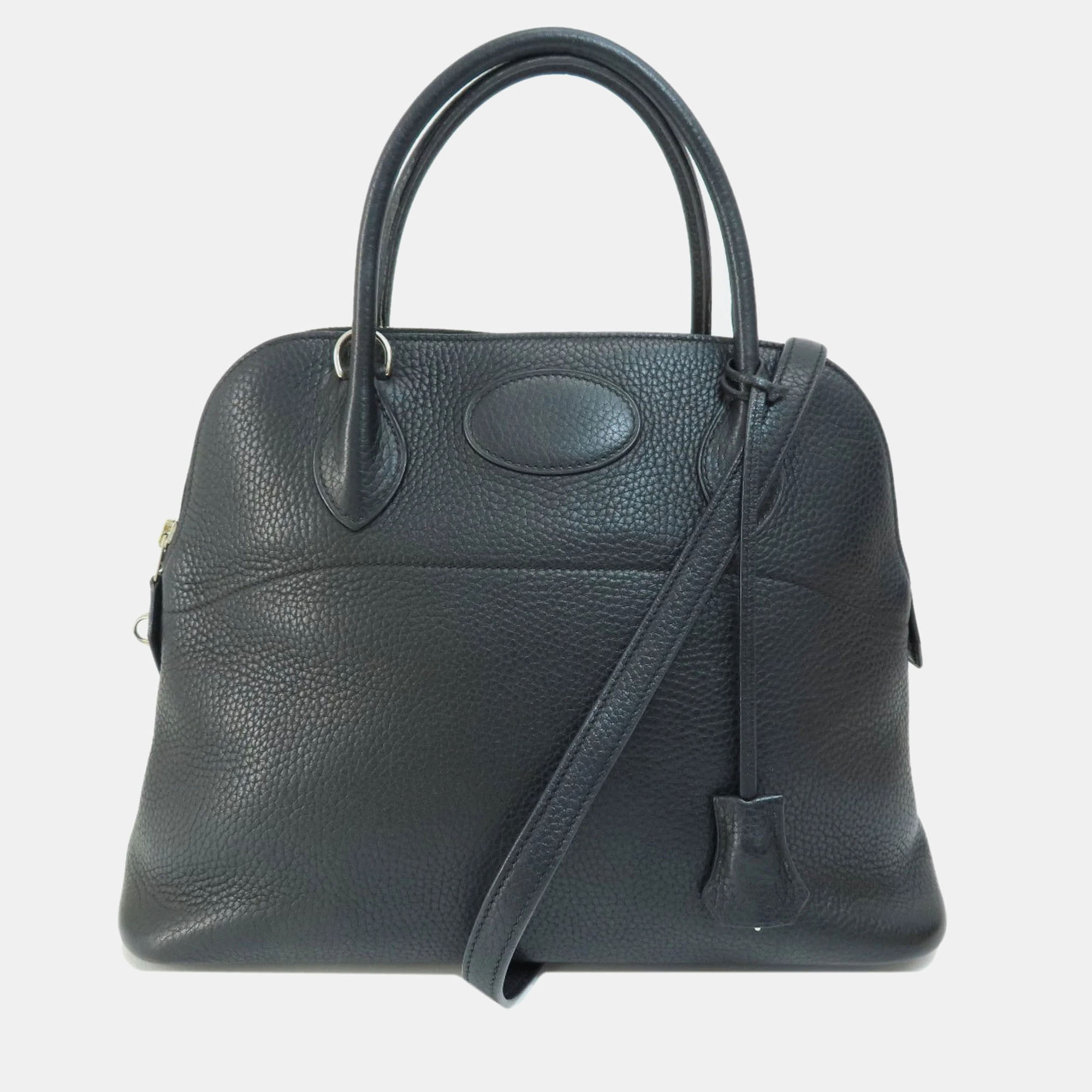 

Hermes Taurillon Bolide 31 Handbag, Black