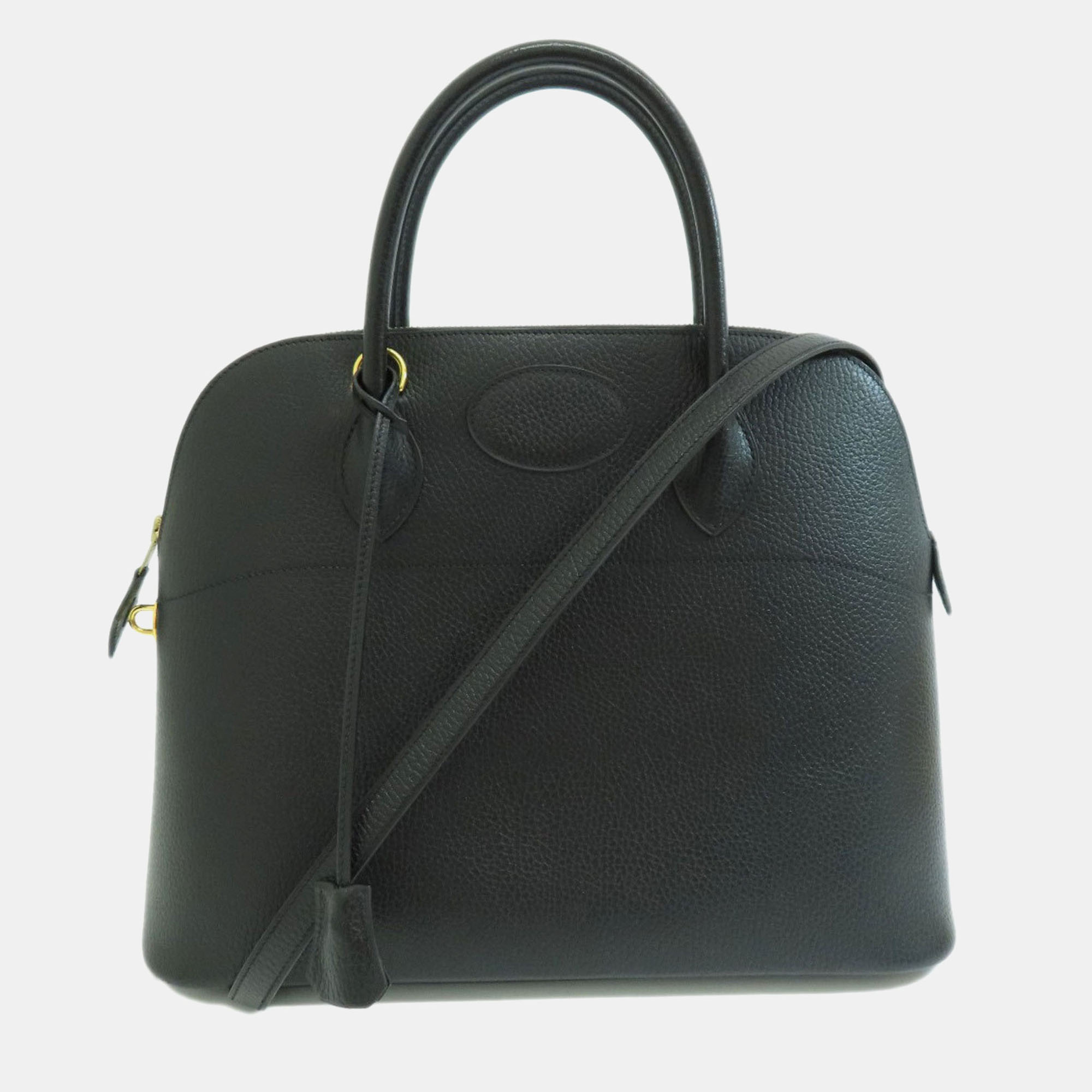 

Hermes Black Ardennes Bolide 37 Handbag