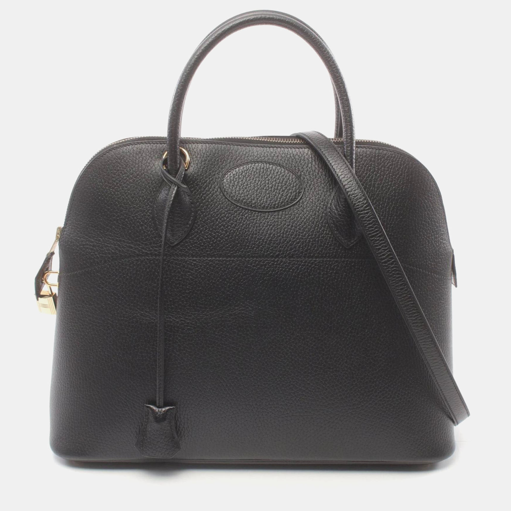 

Hermes Black Ardennes Bolide 35 Handbag