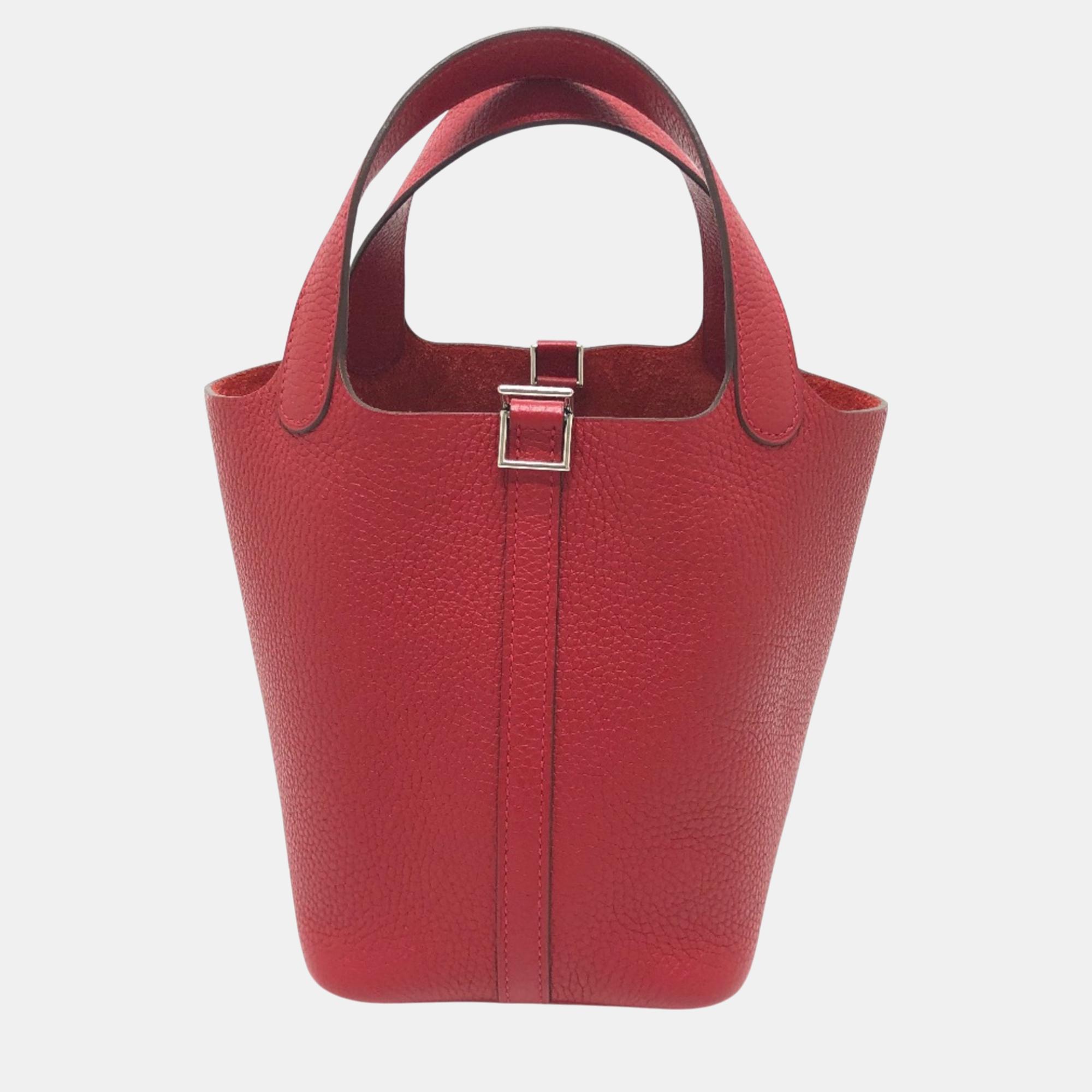 

Hermes Rouge Kazak Red 18 Hand Bag
