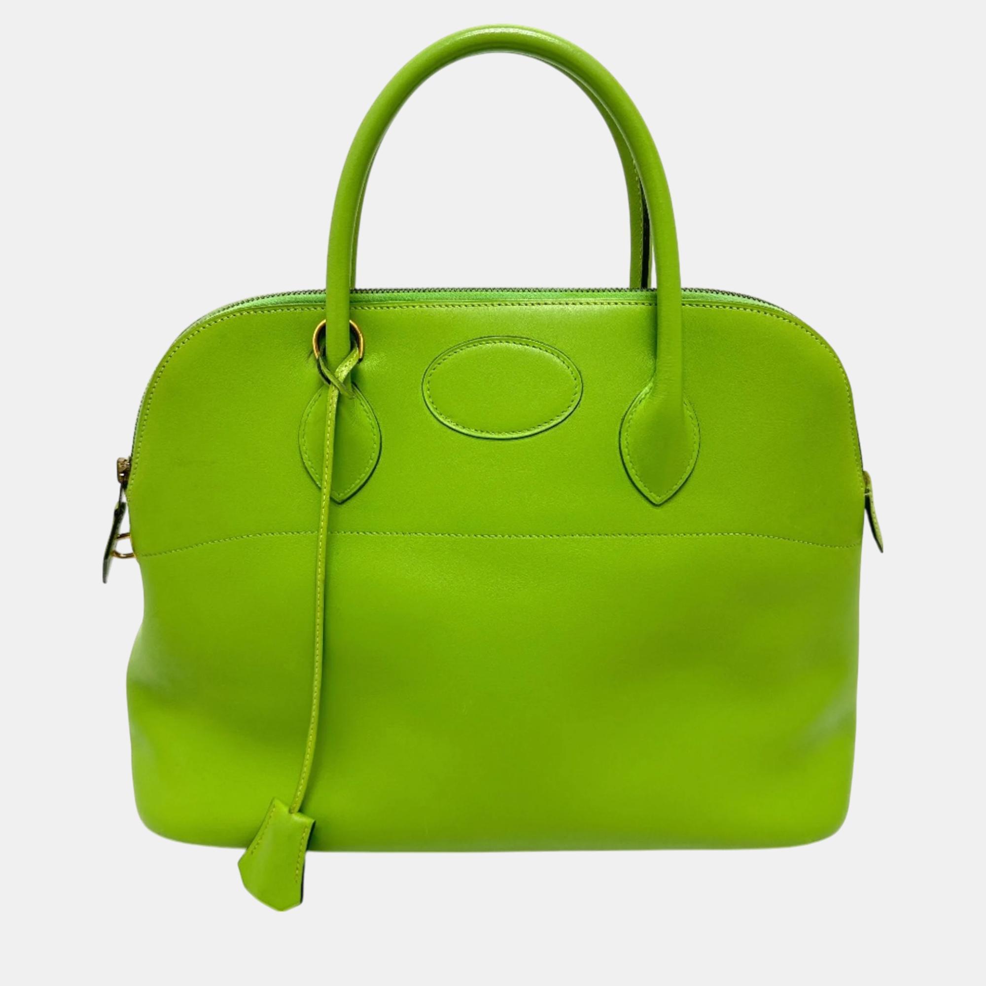 

Hermes Apple green Hand Bag