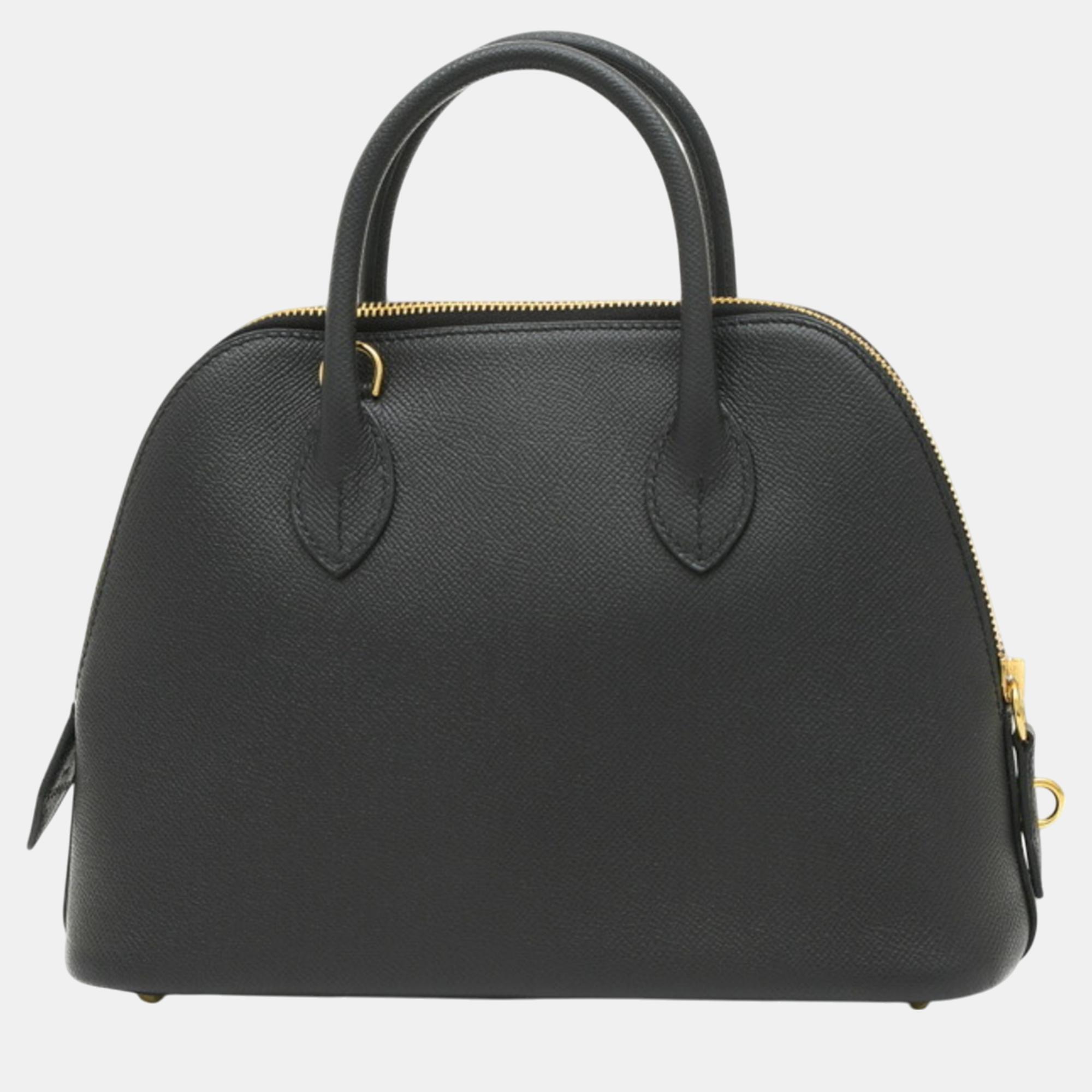 

Hermes Epson Black Bolide 25 Handbag