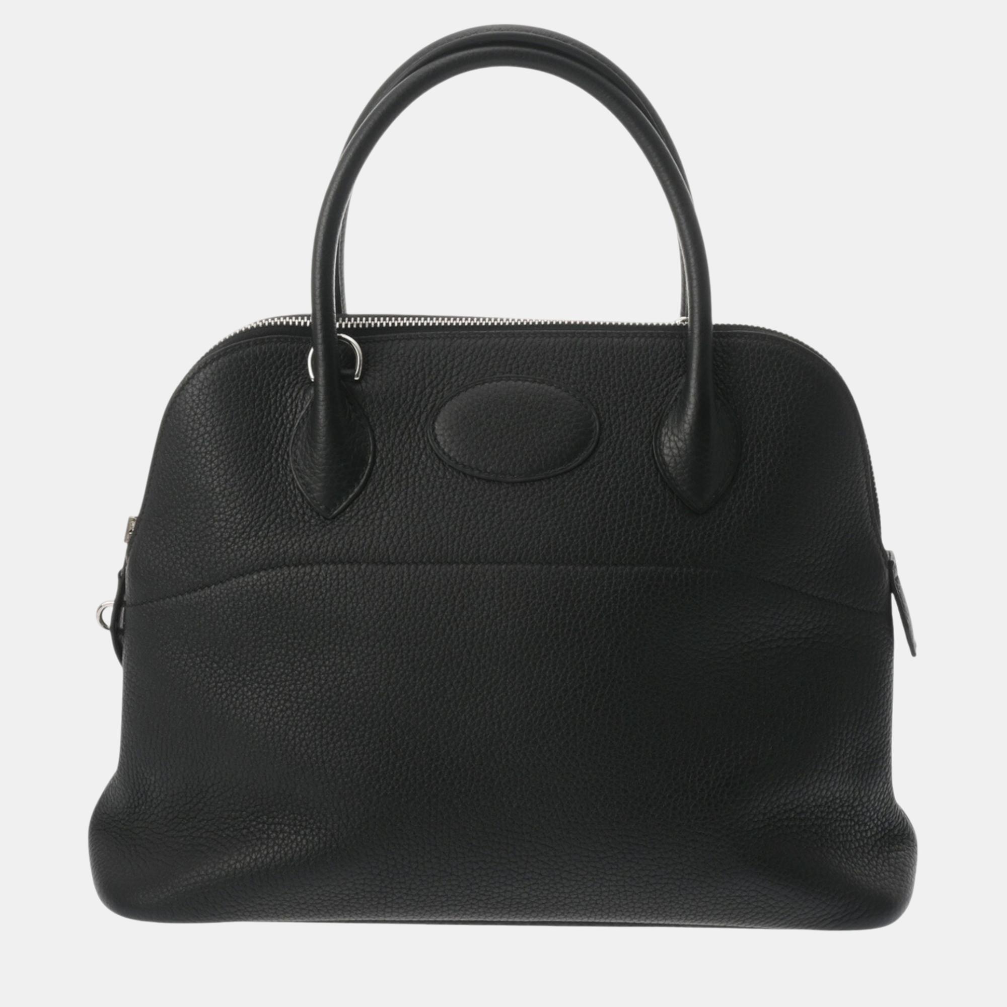 

Hermes Black Taurillon Clece Bolide 31 Handbag