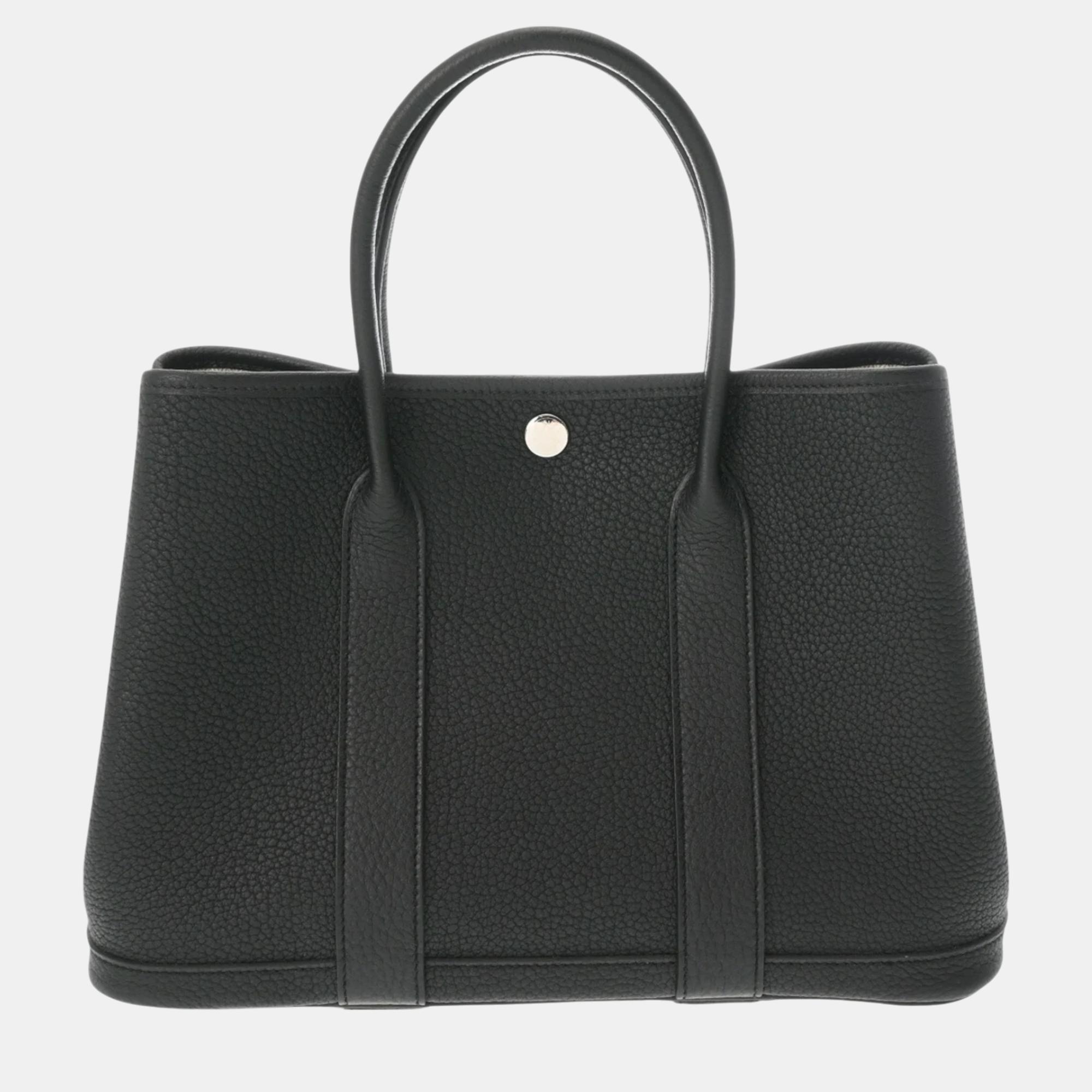 

Hermes Black Negonda Garden TPM Handbag