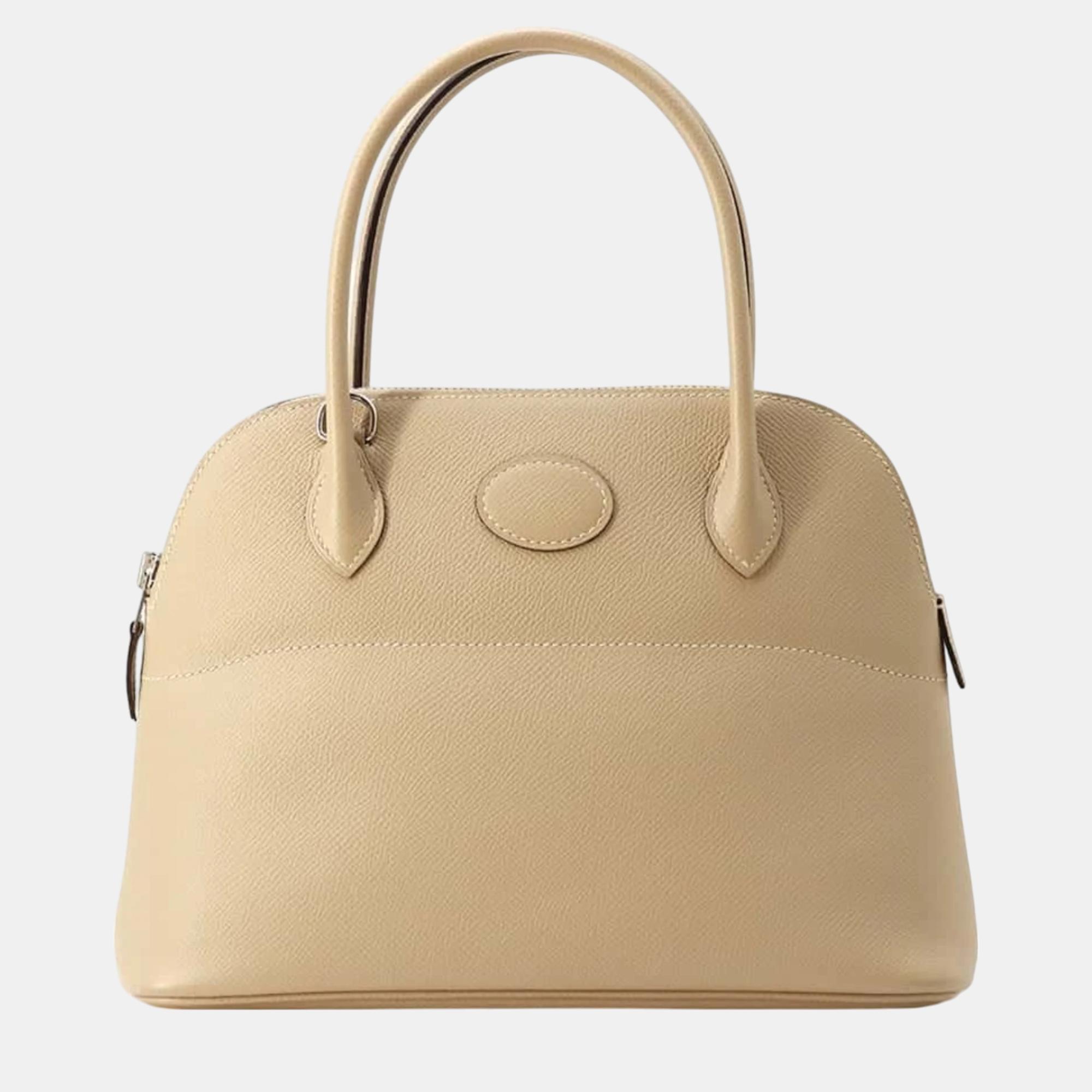 

Hermes Trench Epson Bolide 27 handbag, Beige