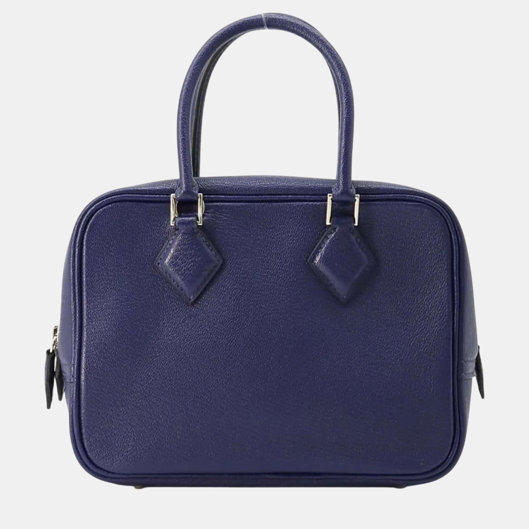 

Hermes Blue Saphir Chevre Mysore Plume 2 handbag