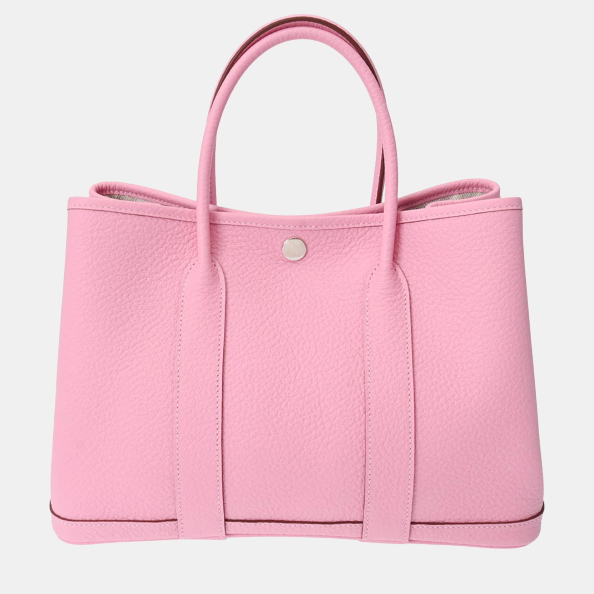 

Hermes Pink Country Garden TPM Handbag